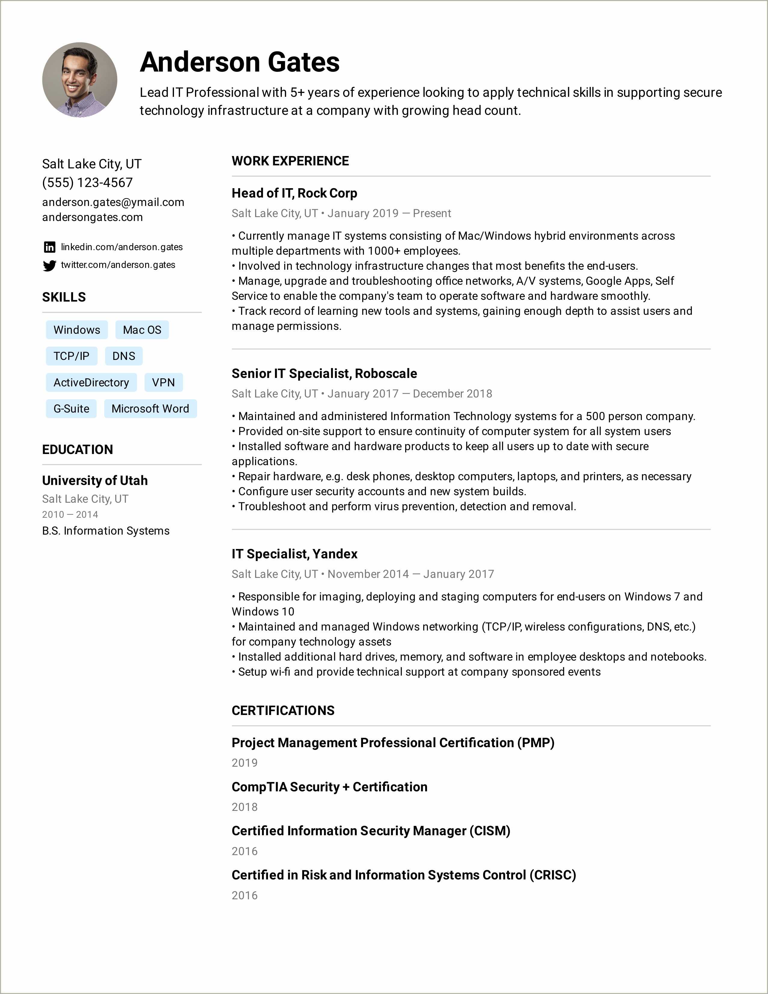 Objectives Of Comptia Security+ Resume