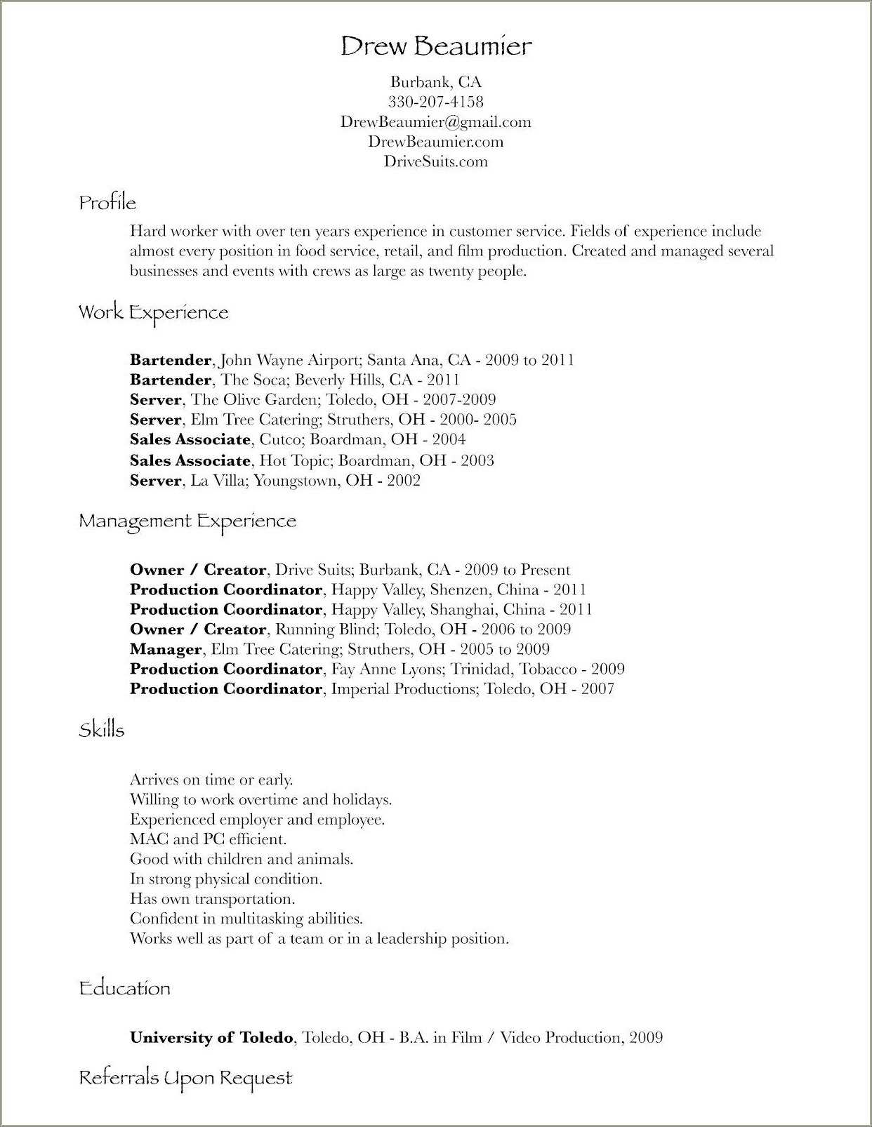 Olive Garden Busser Job Description Resume Resume Example Gallery