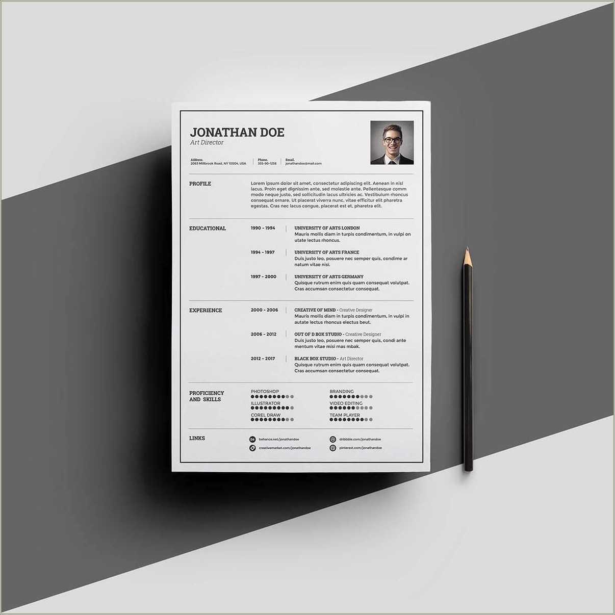One page resume format pdf free download resume example gallery
