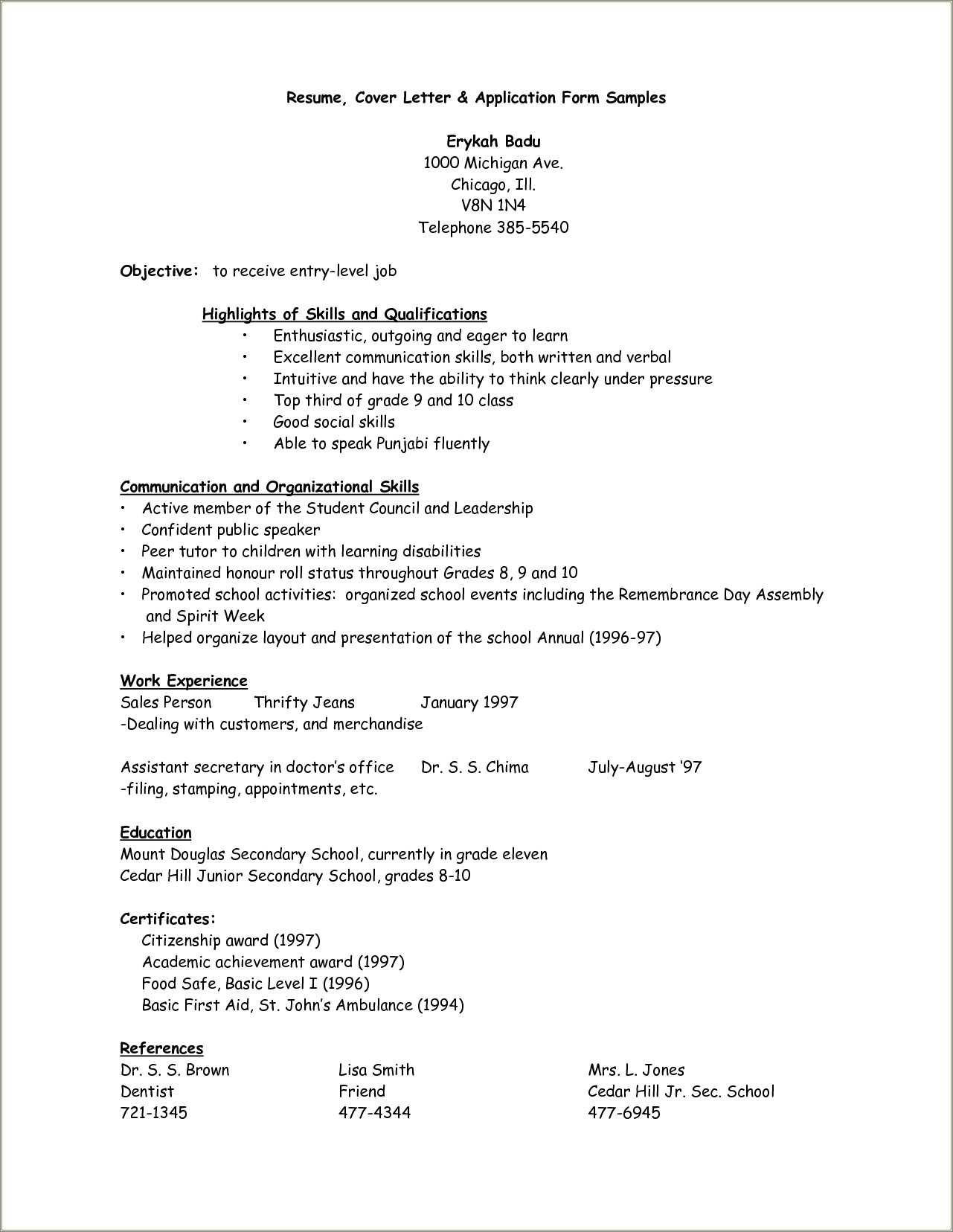 Pdf Cover Letter For School District Resume