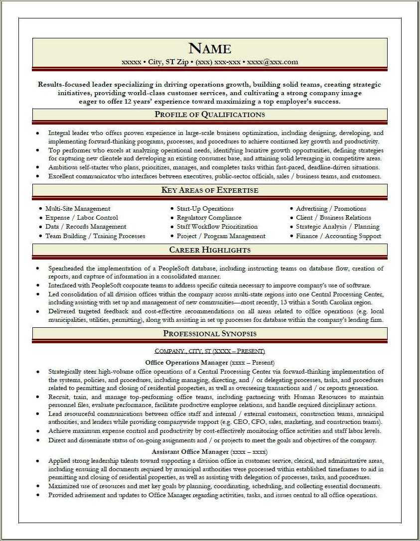 Pomerantz Career Center Resume Examples