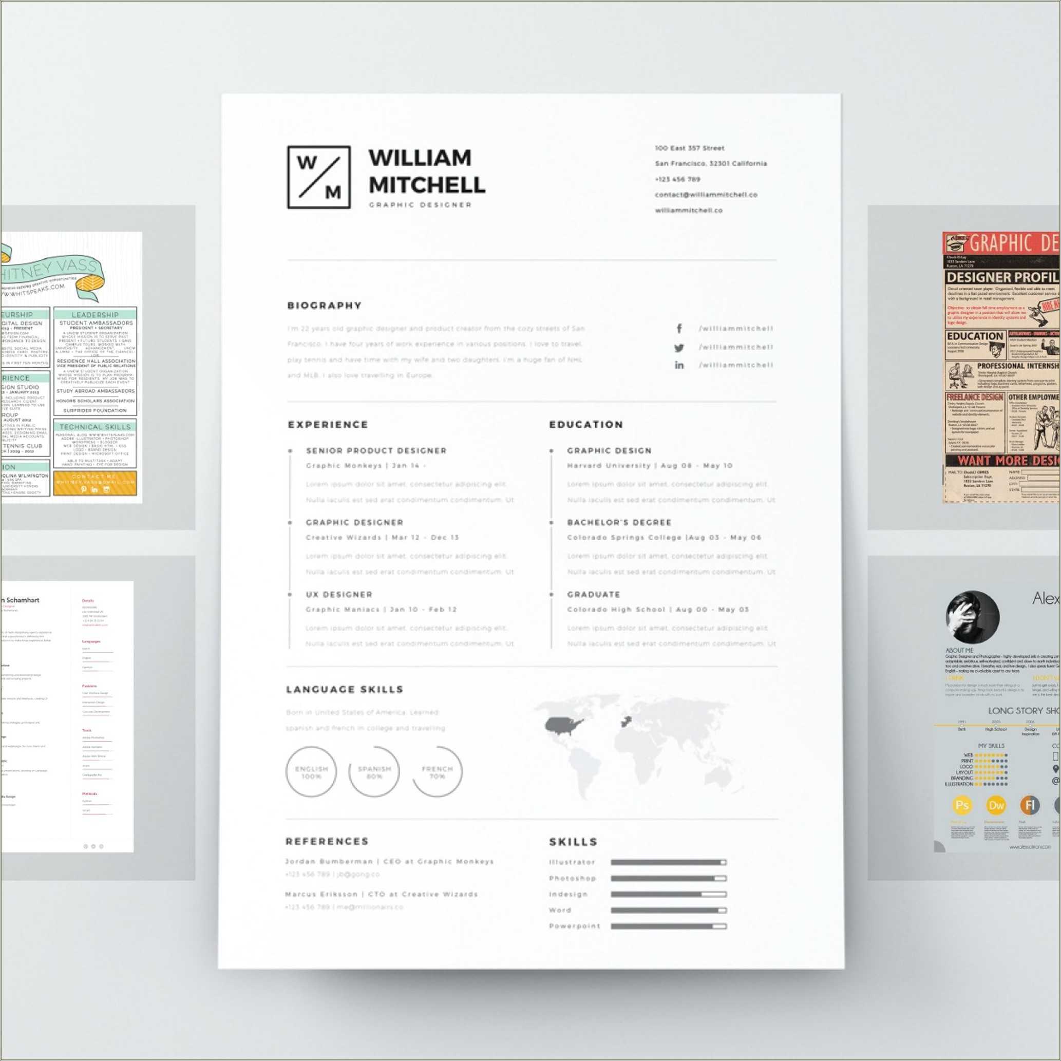 Resume Example With School Logo Resume Example Gallery