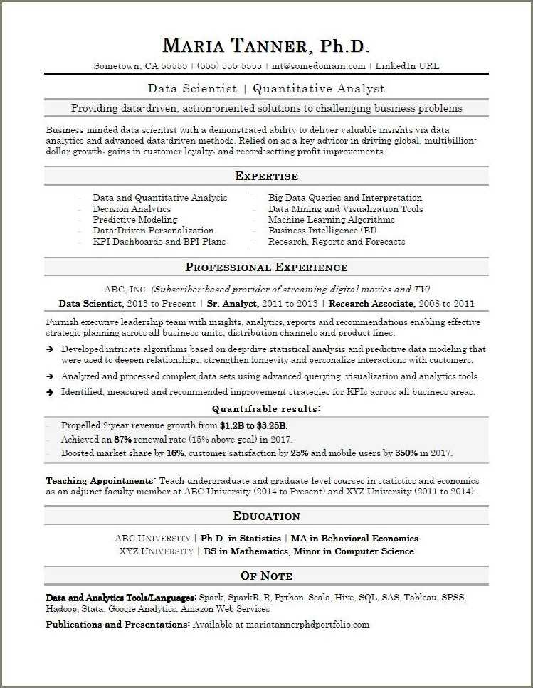 Python Data Analyst Resume Sample - Resume Example Gallery