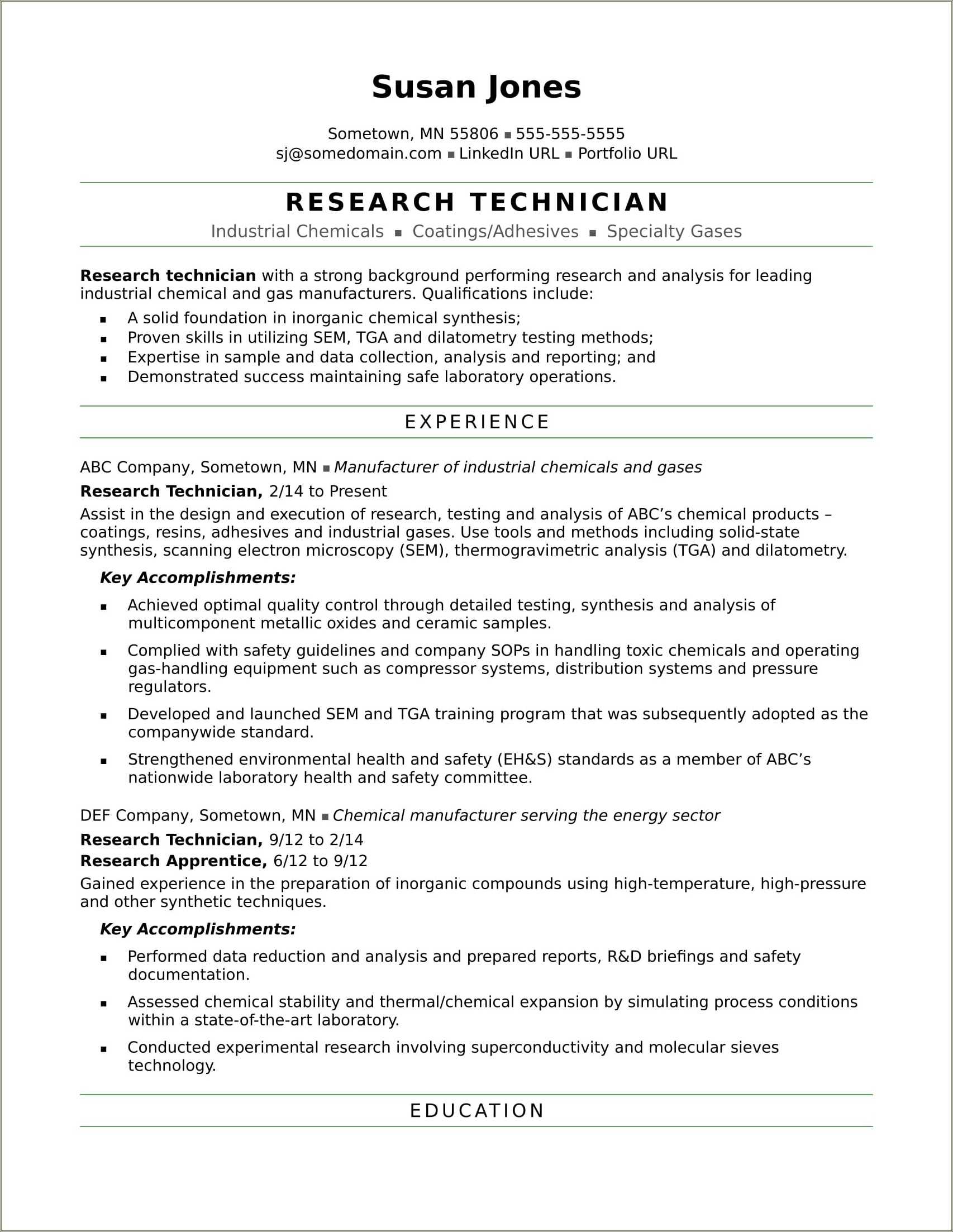Resume And Job Success Reserach Article