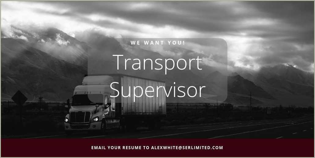 Job winning resume objectives for transportation jobs resume example gallery