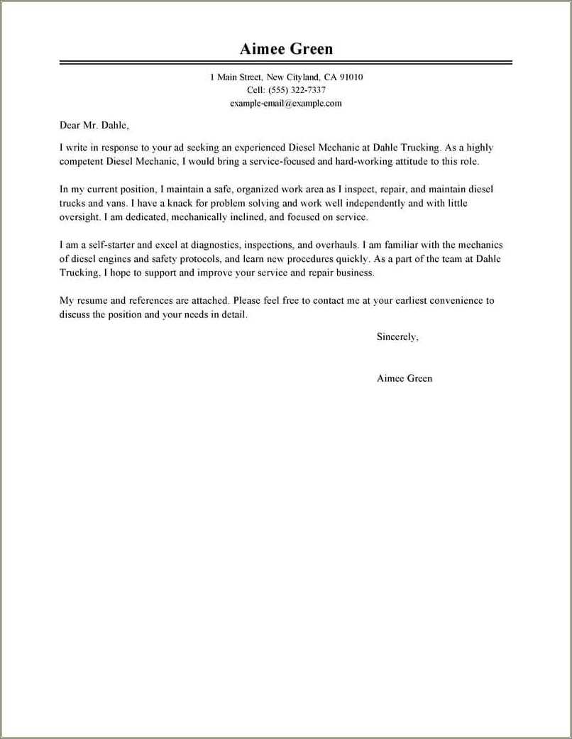 resume-cover-letter-sample-aircraft-mechanic-resume-example-gallery