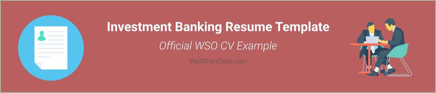 Mergers And Inquisitions Investment Banking Resume Template Resume 