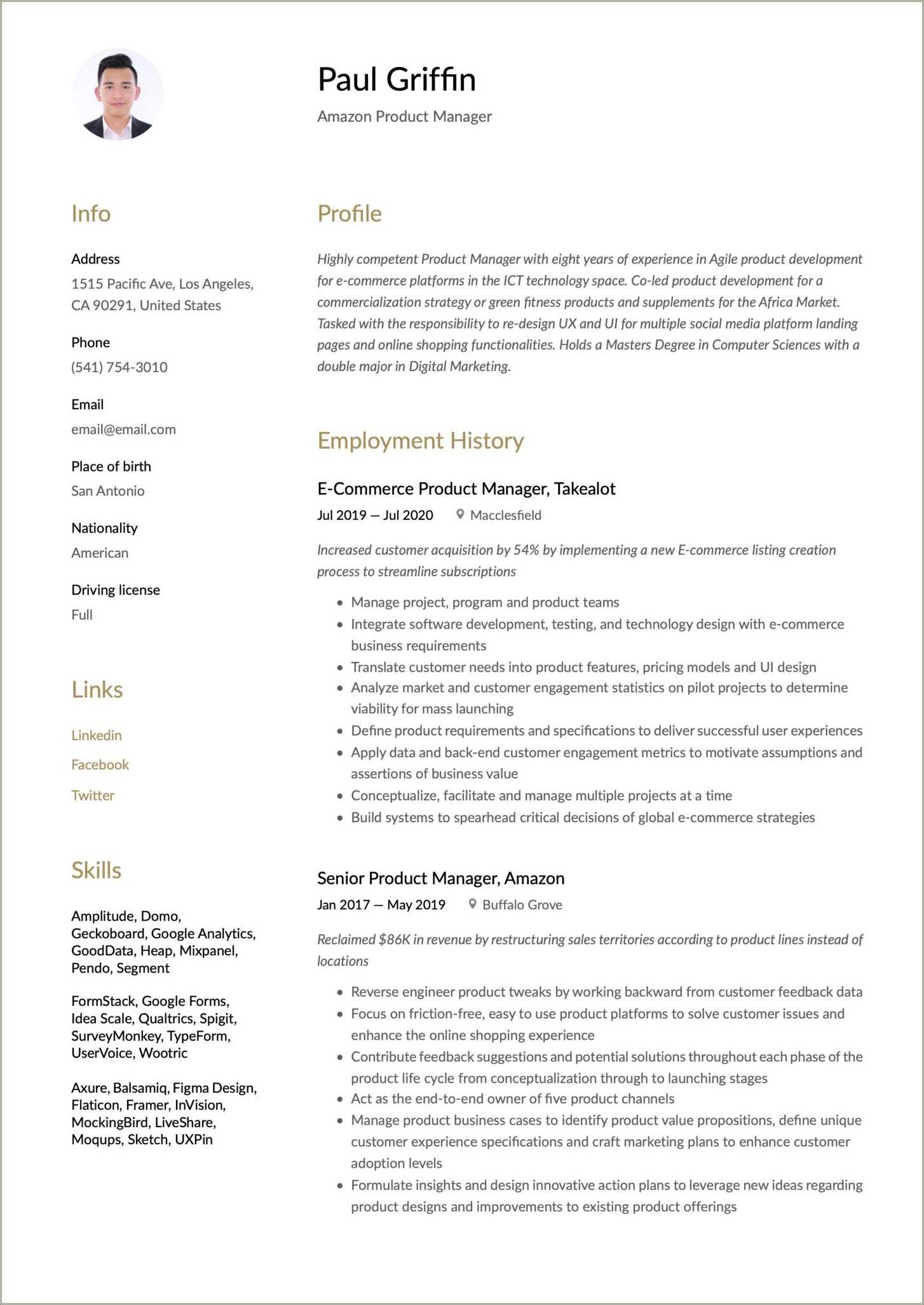 Amazon L5 Area Manager Salary - p9n2093