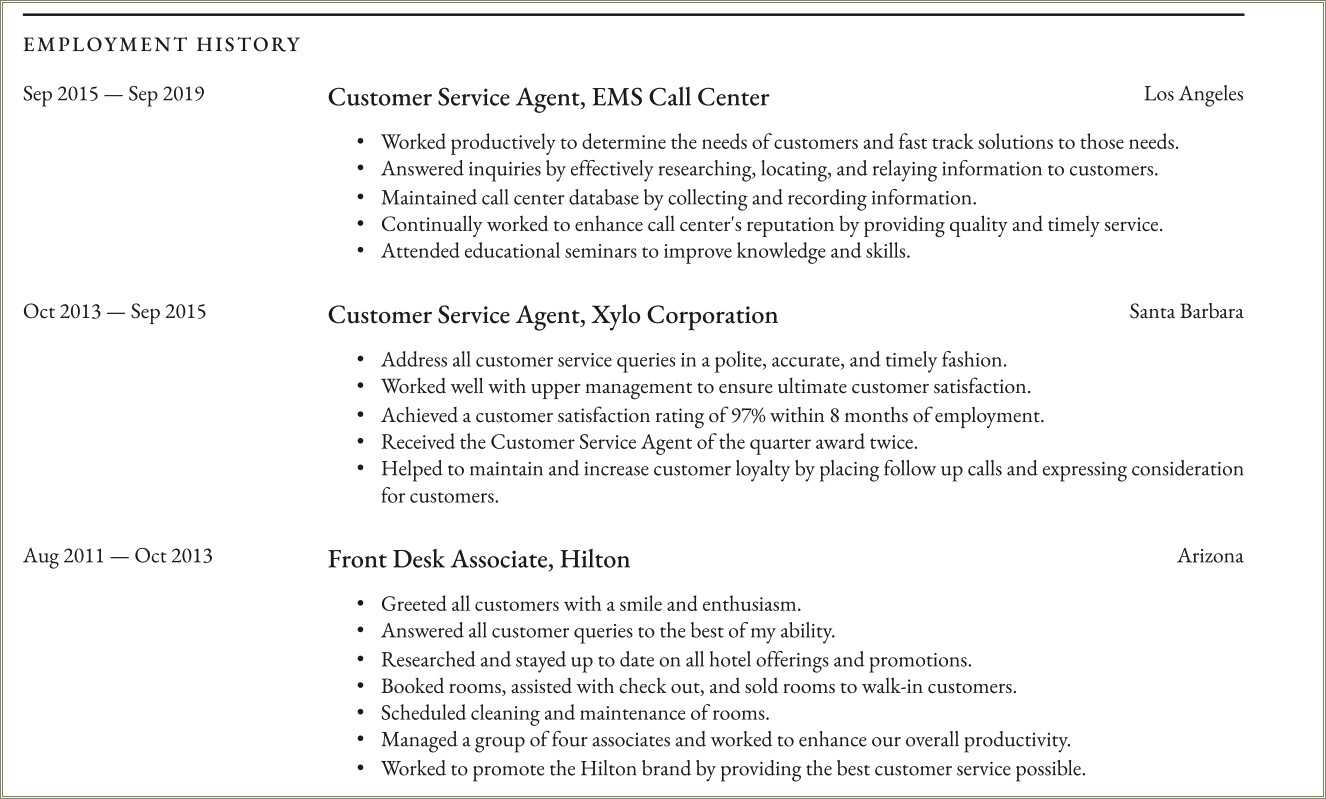 Resume Examples Uga Career Center