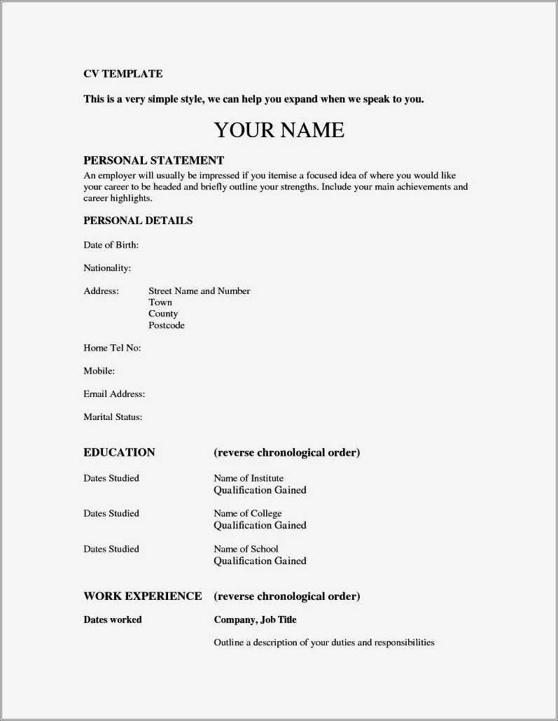 Resume For 15 Year Old Sample