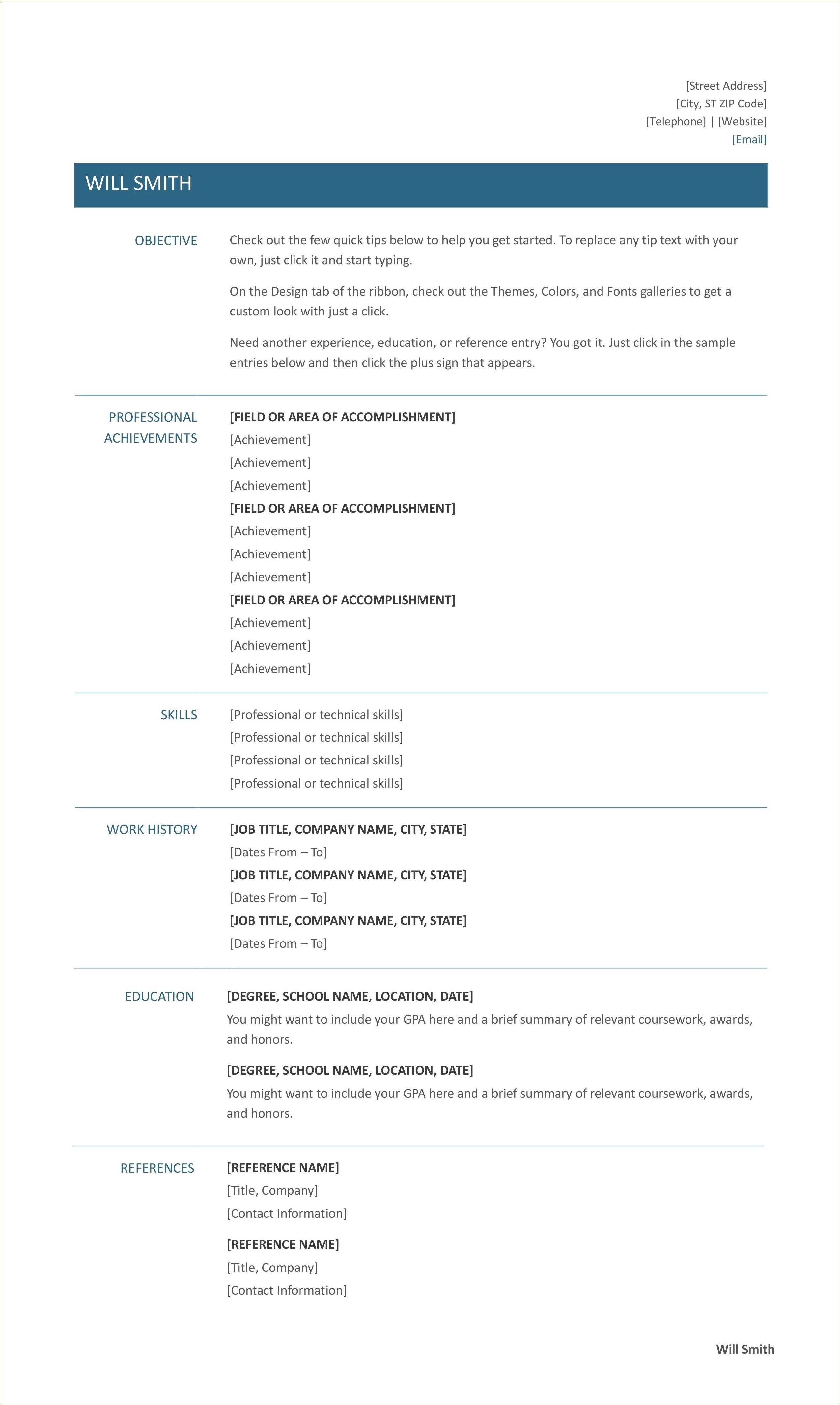 resume-format-for-any-job-resume-example-gallery