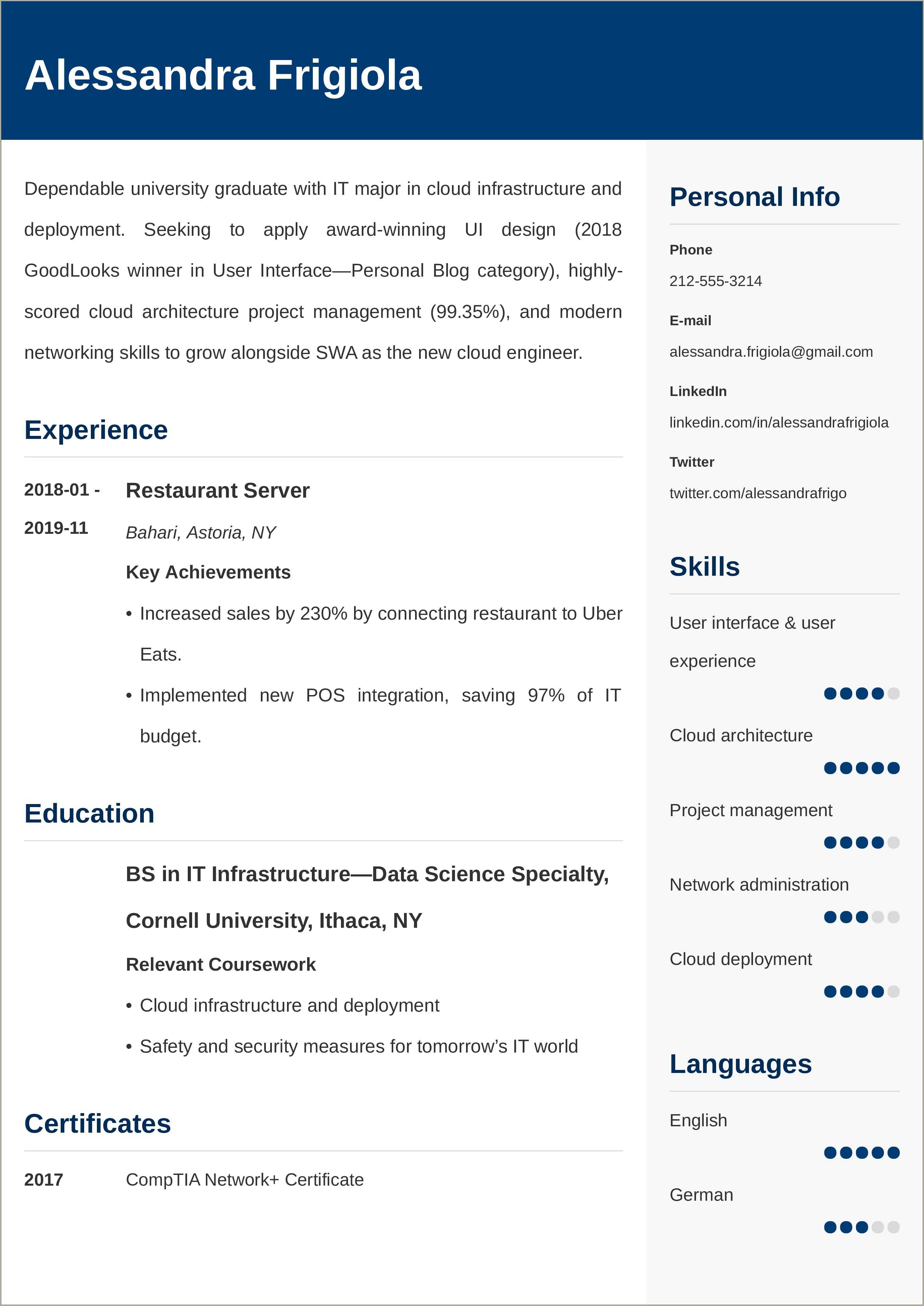 Resume Keyword And Job Entry