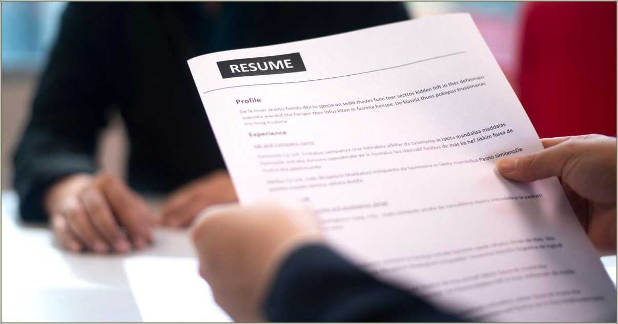 Resume Objective Seeking A Positoin