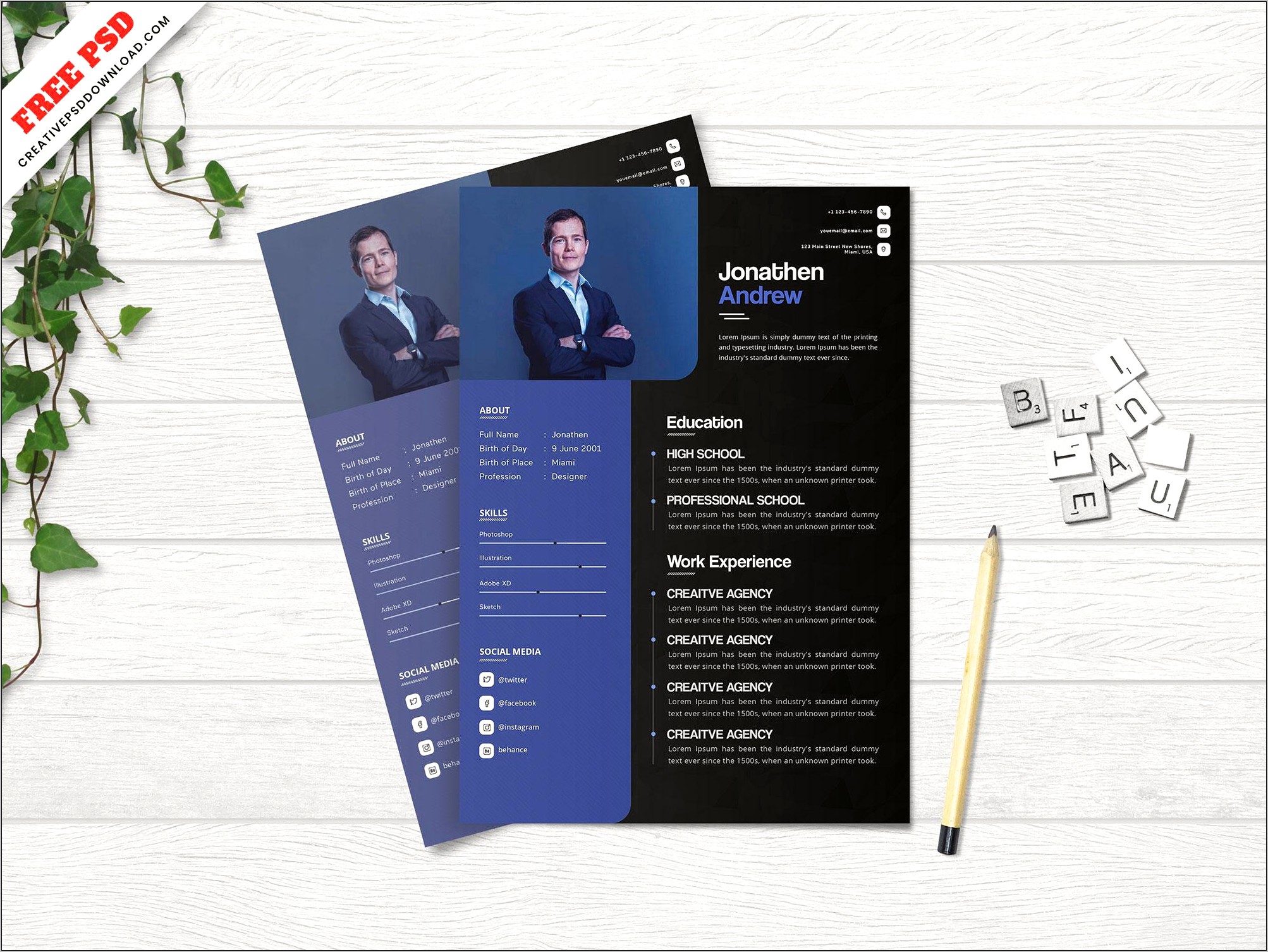 2 page resume format free download resume example gallery