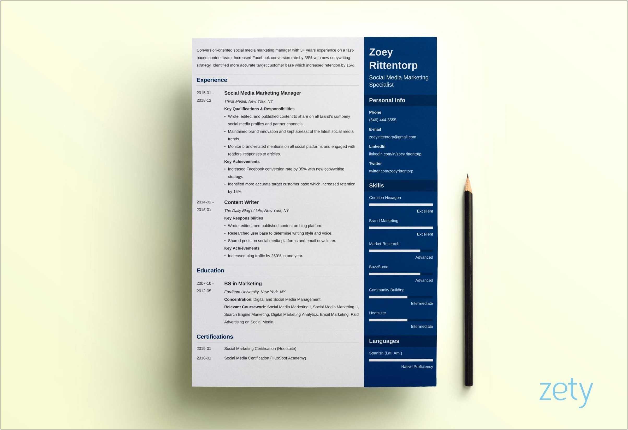 Resume samples for word 2007 resume example gallery