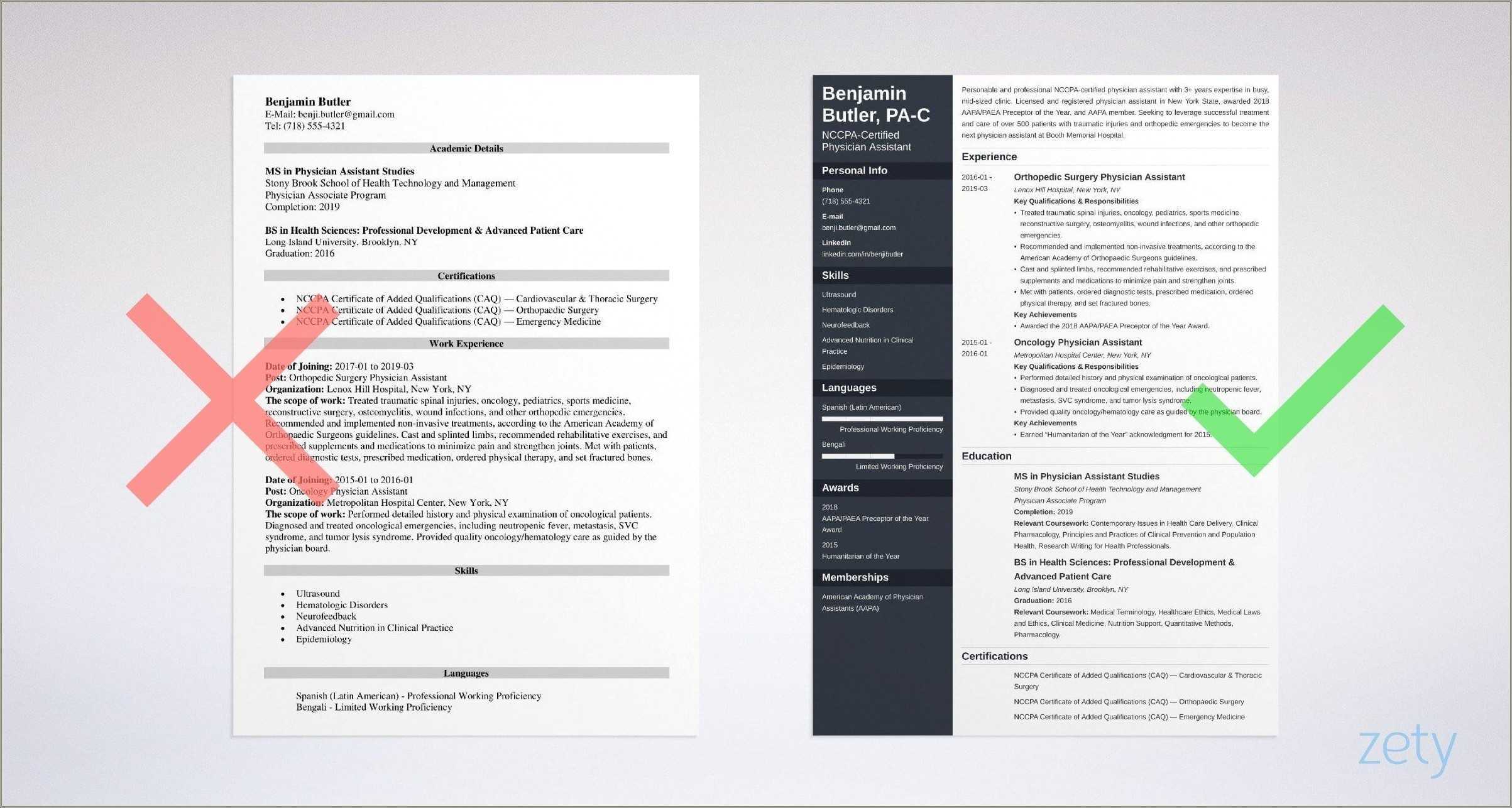Resume template first pa job resume example gallery