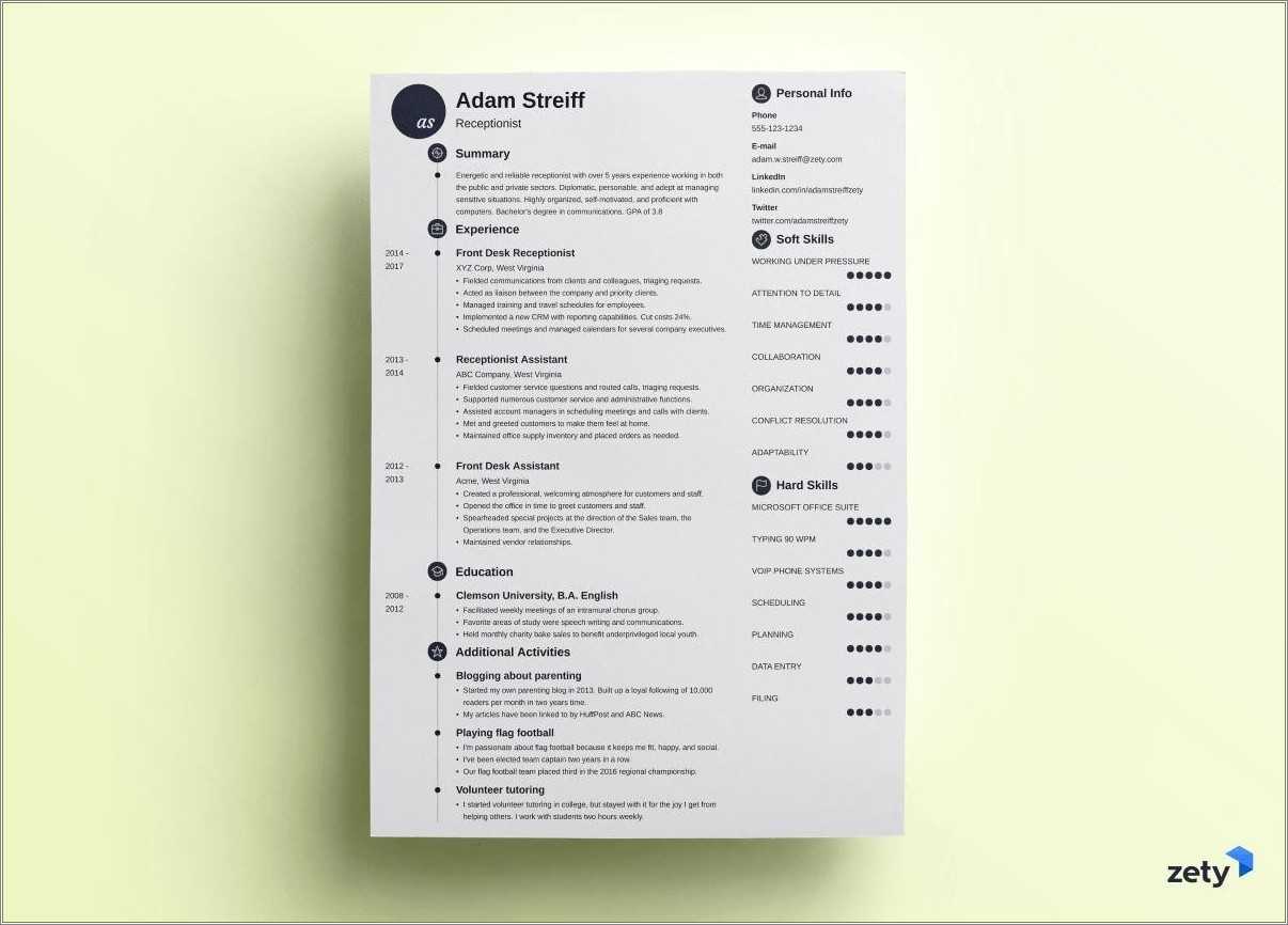 Resume Writing Tips And Examples Resume Example Gallery