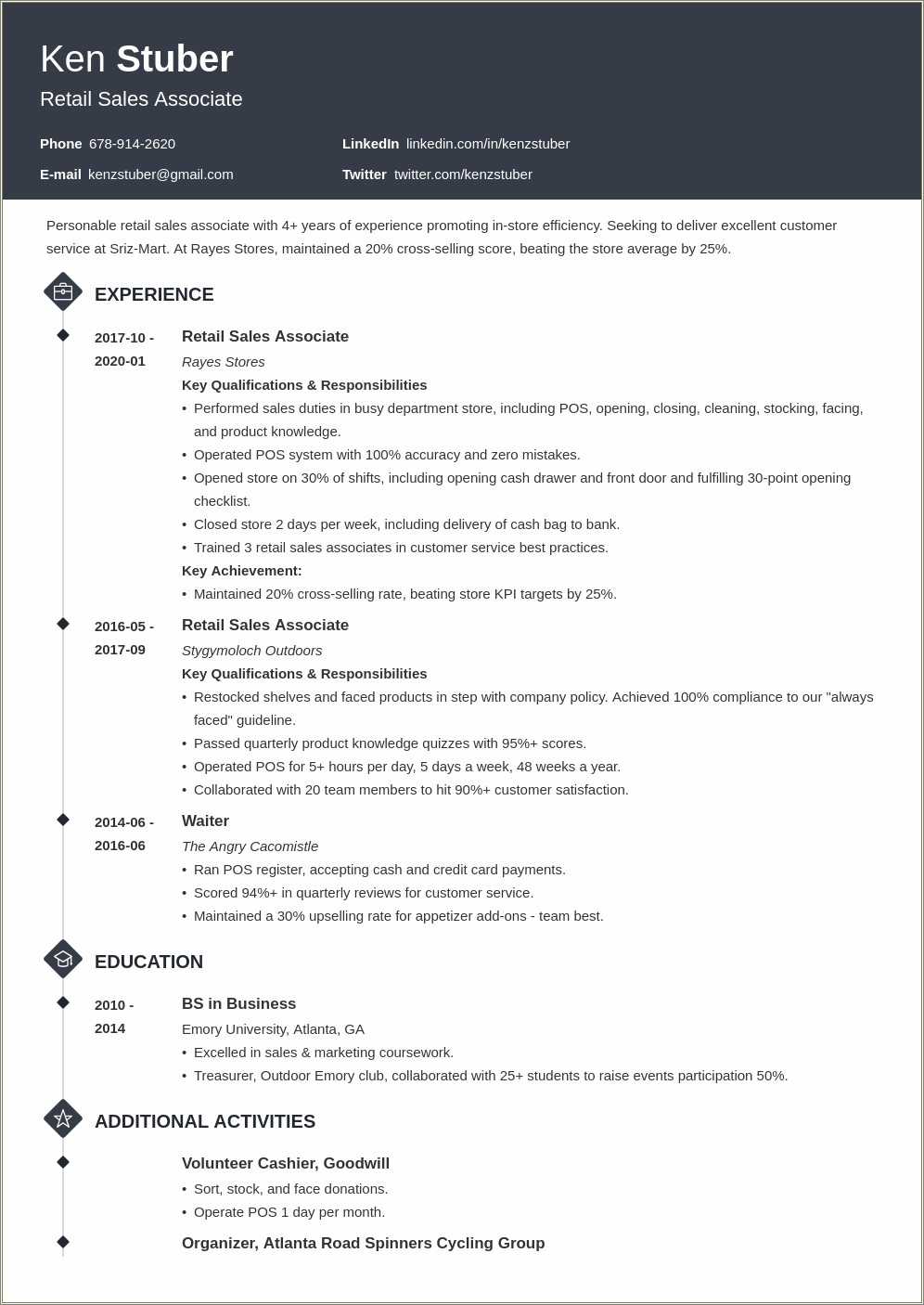 Retail Stock Associate Resume Sample Microsoft Word Resume Example 11-customer-service-resume-templates-pdf-doc
