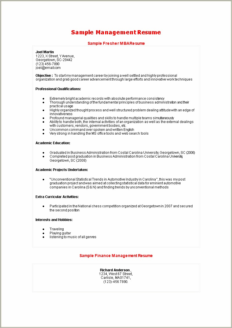 Sample Format Of Professional Resume Resume Example Gallery sample-format-of-professional-resume-resume-example-gallery
