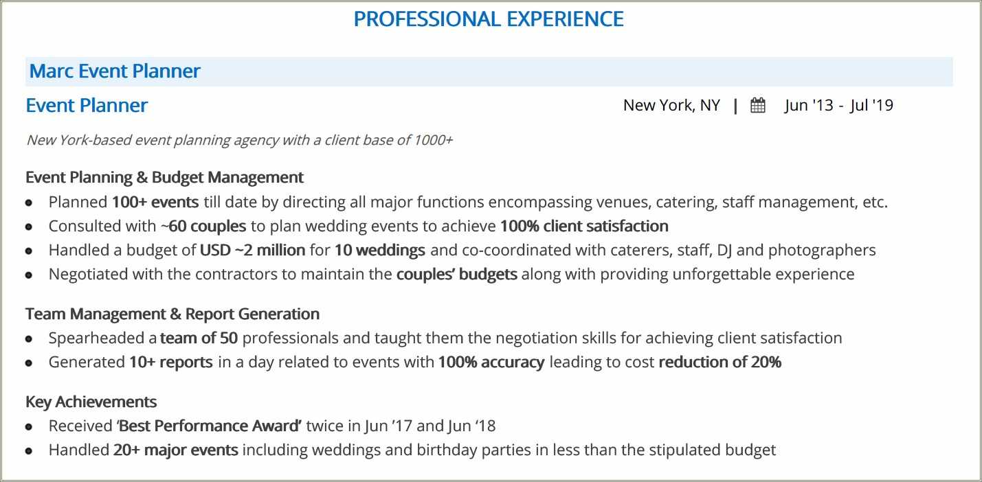 sample-of-event-planner-resume-resume-example-gallery