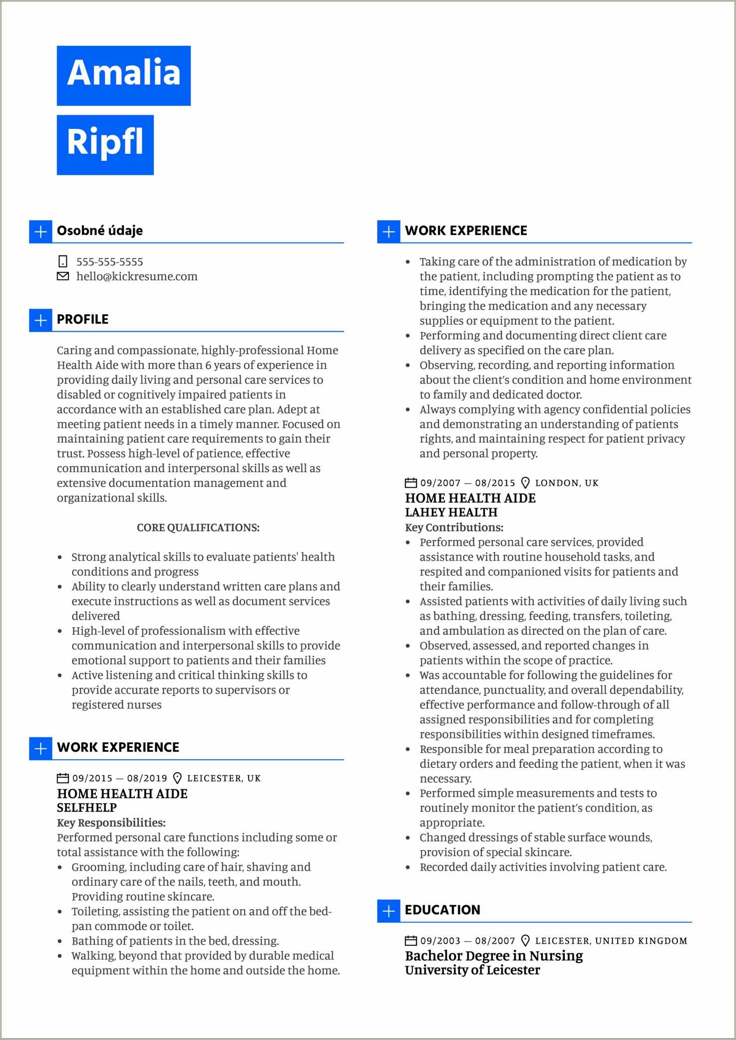 Sample Of Medication Aide Resume Resume Example Gallery