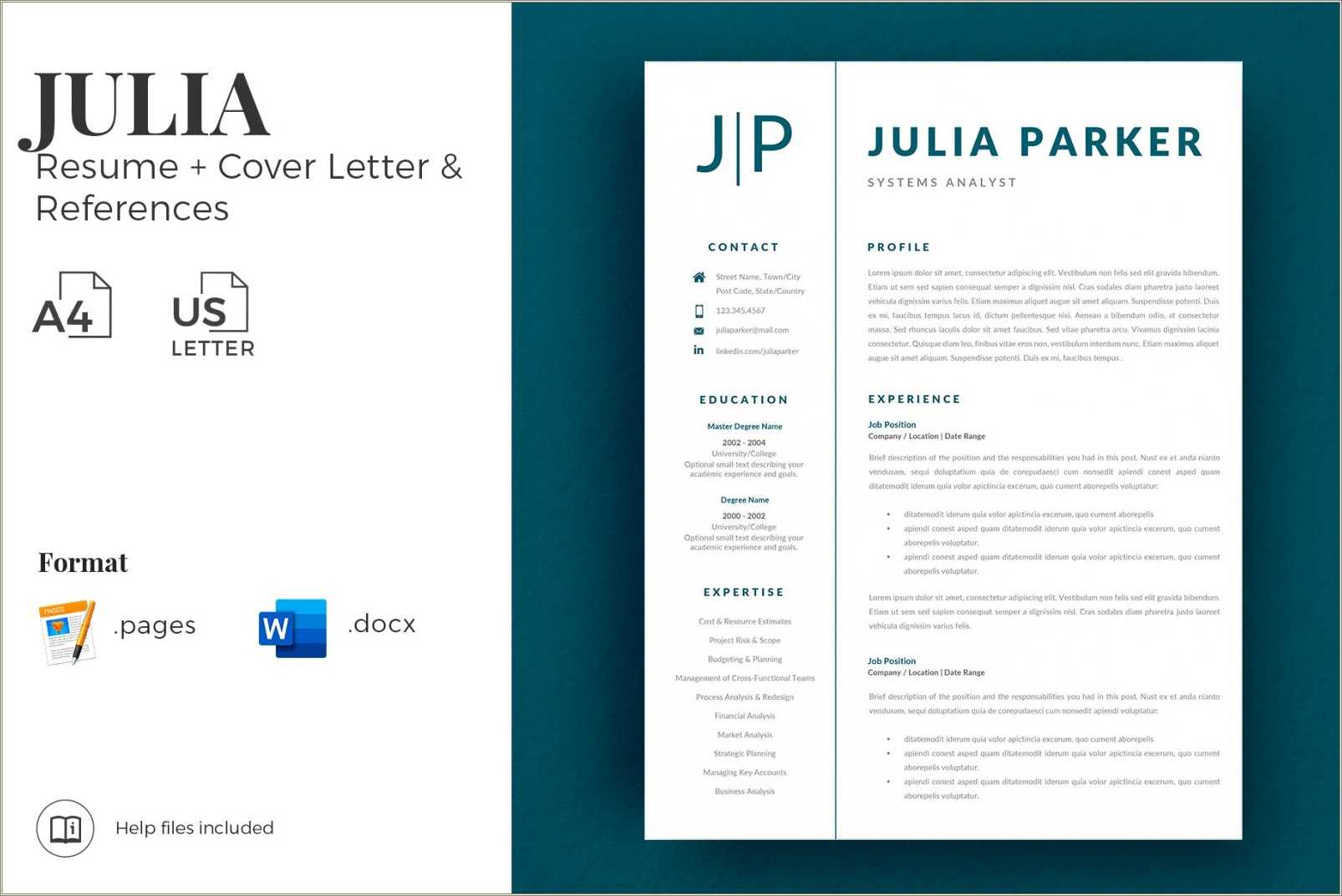 Sample resume reference page template resume example gallery