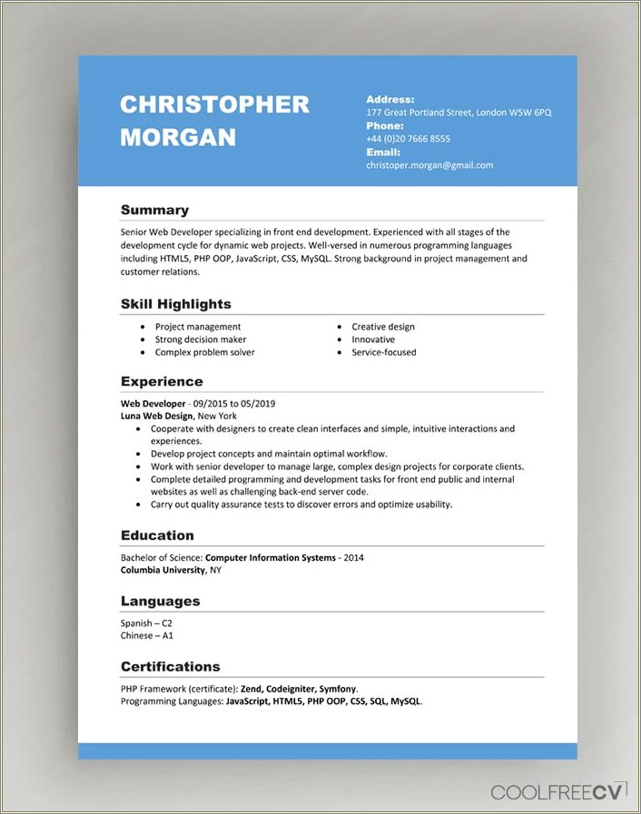 Simple resume sample no experience resume example gallery