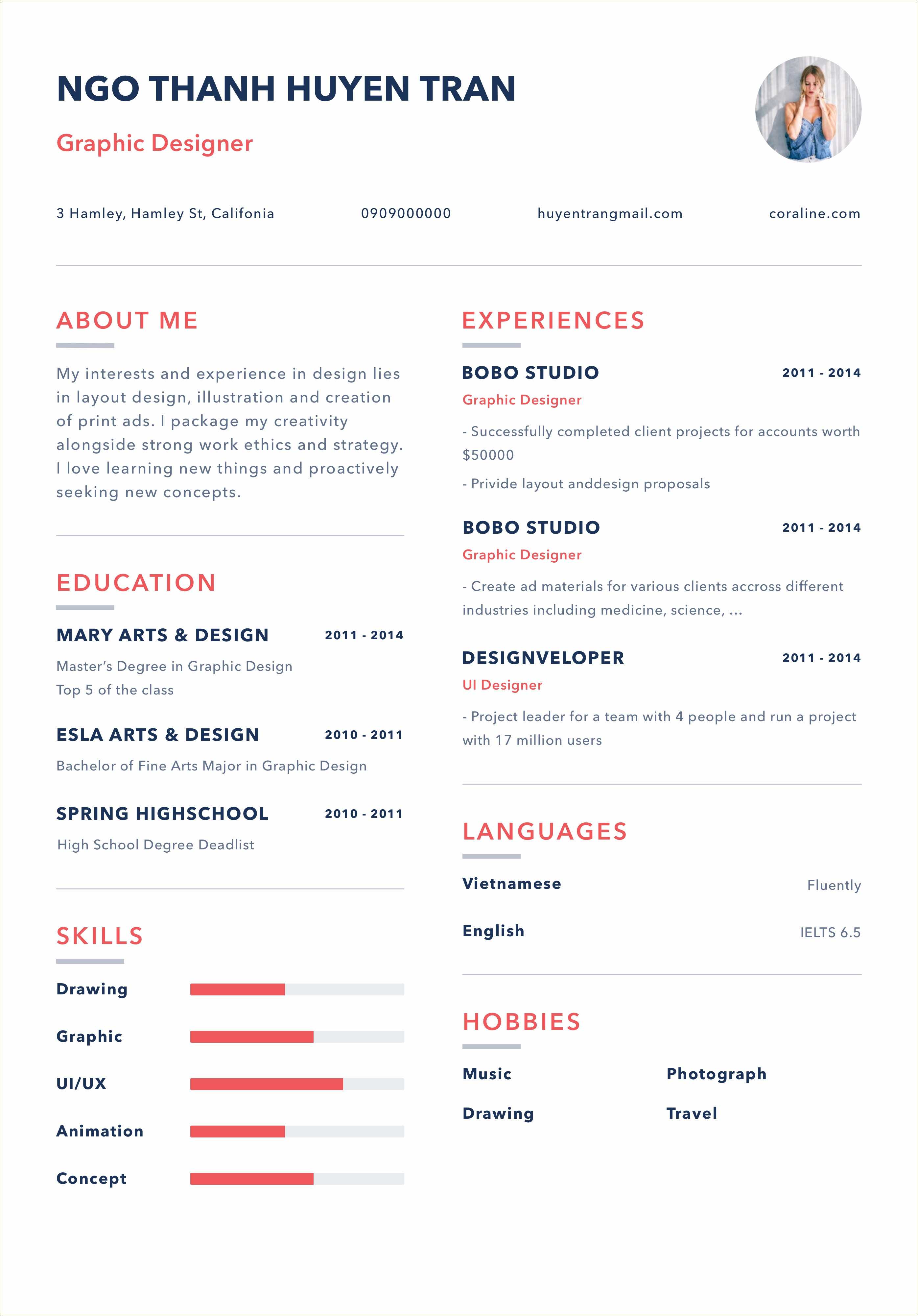 Simple sample resume for freshers resume example gallery