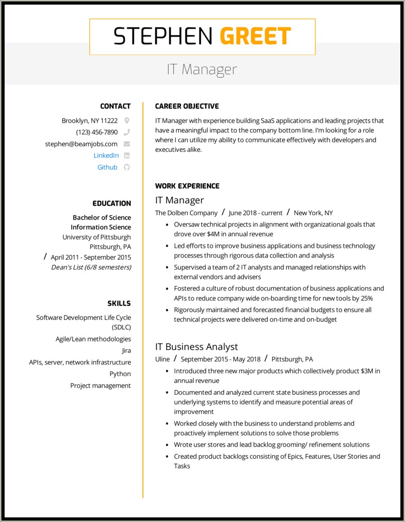 Software Asset Management Resume Sample Resume Example Gallery