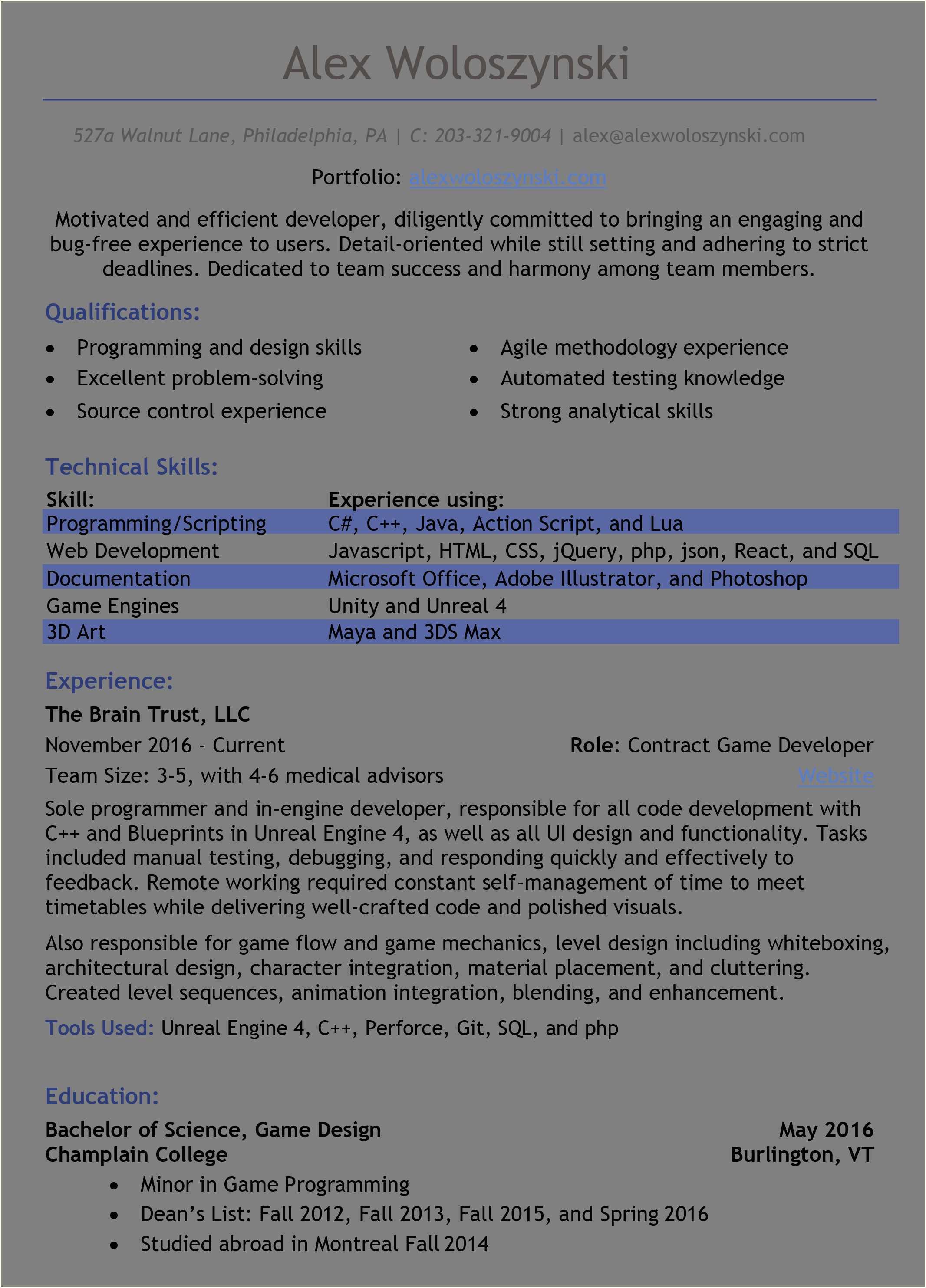 Strong Analytical Skills In Resume