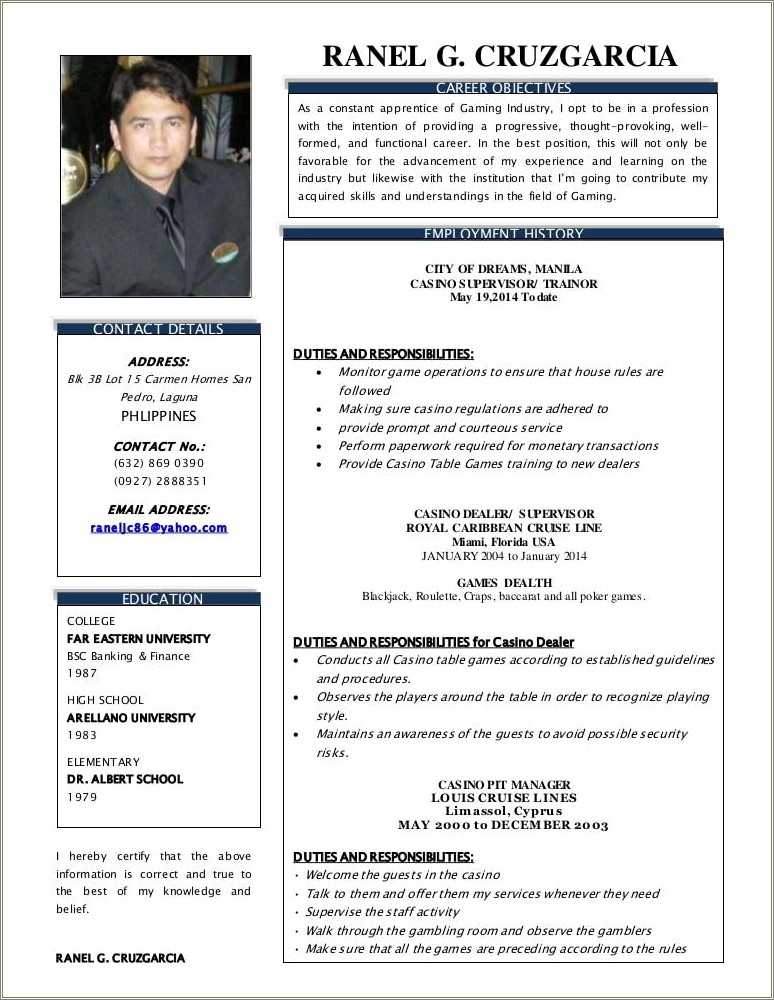 Table of skills on resume resume example gallery