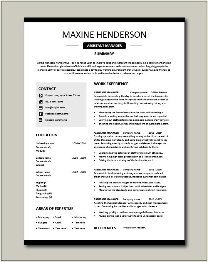 Talent Agent Assistant Resume Sample Resume Example Gallery