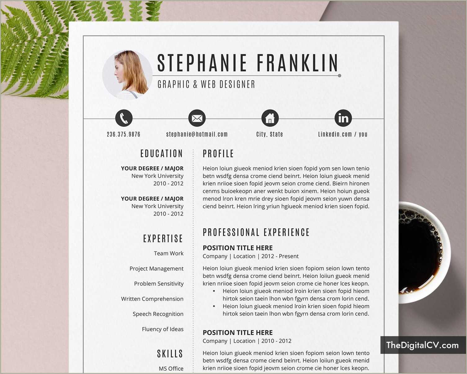 Teacher Resume Template Word Free Resume Example Gallery