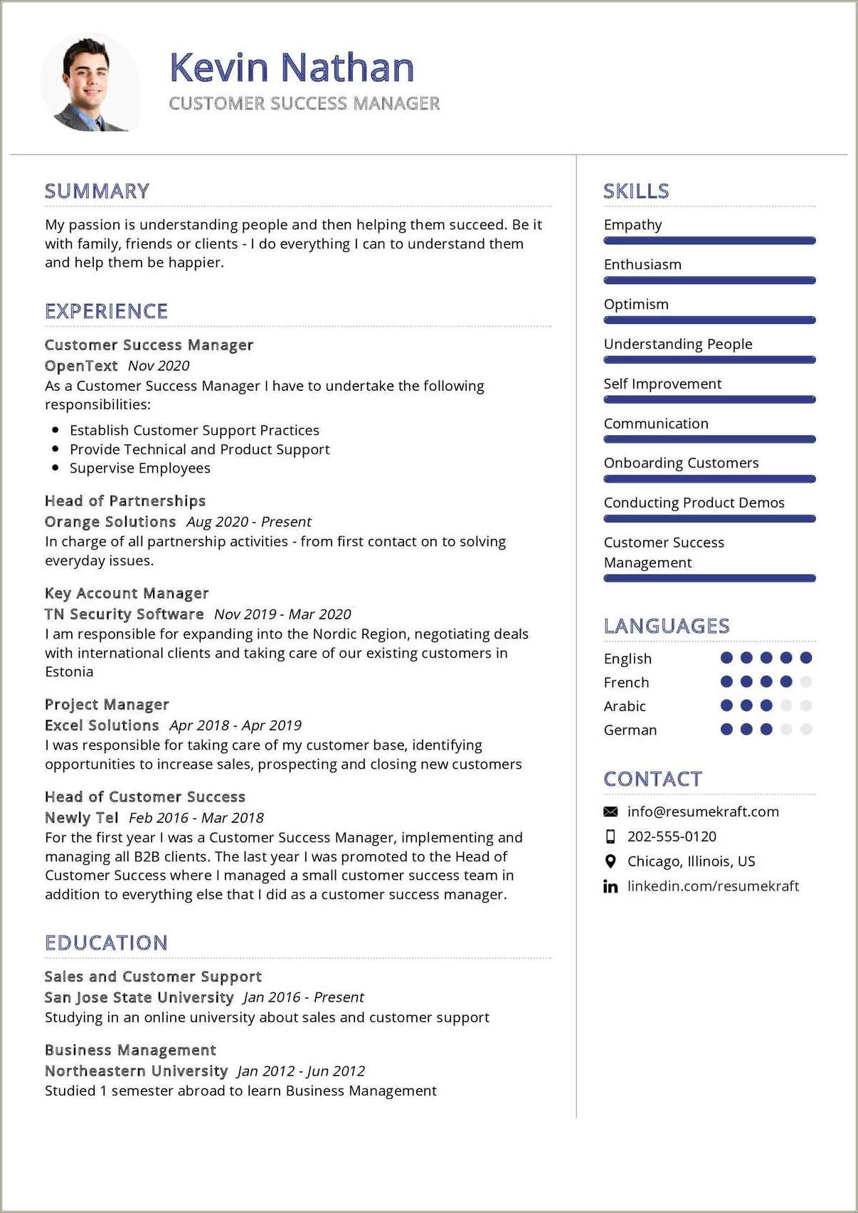 Technical Customer Support Manager Resume