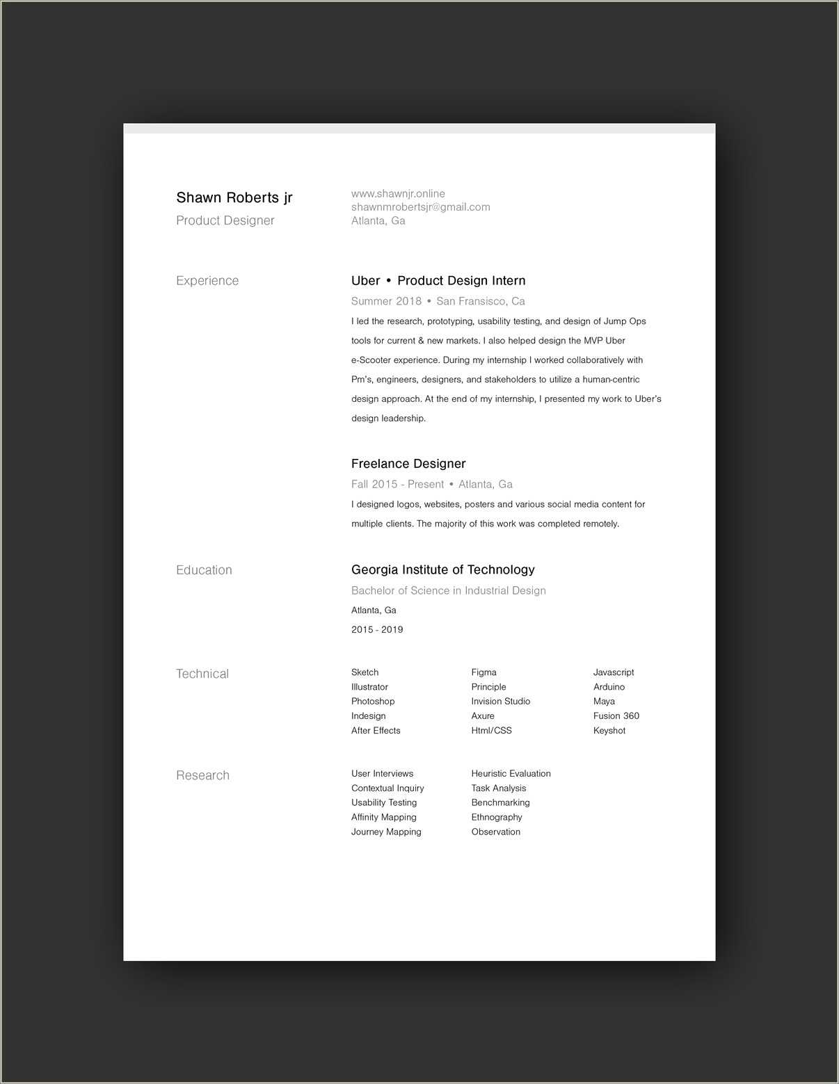 Uga Career Center Resume Examples