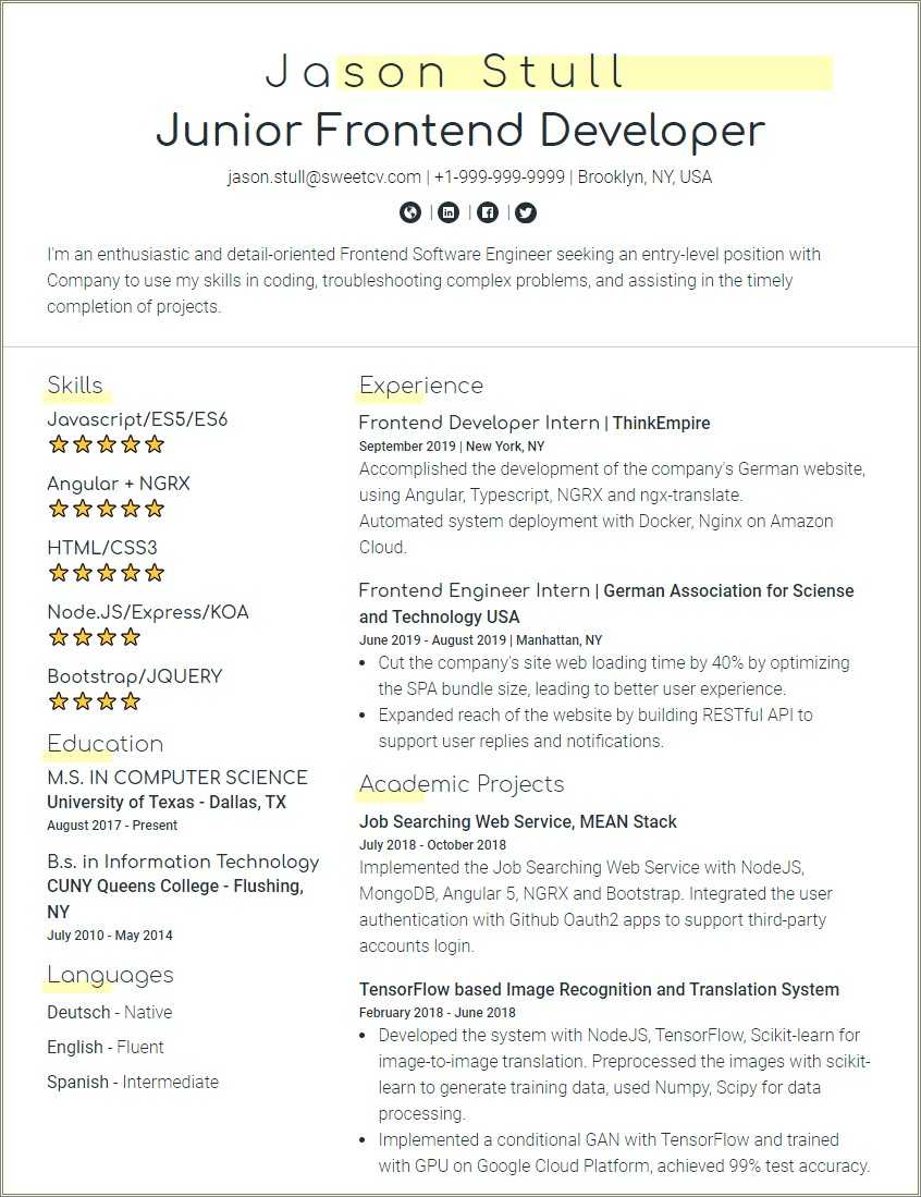 Junior frontend. Резюме для frontend Junior. Пример резюме Junior разработчика. Резюме frontend разработчика Junior. Резюме фронтенд разработчика Джуниор пример.