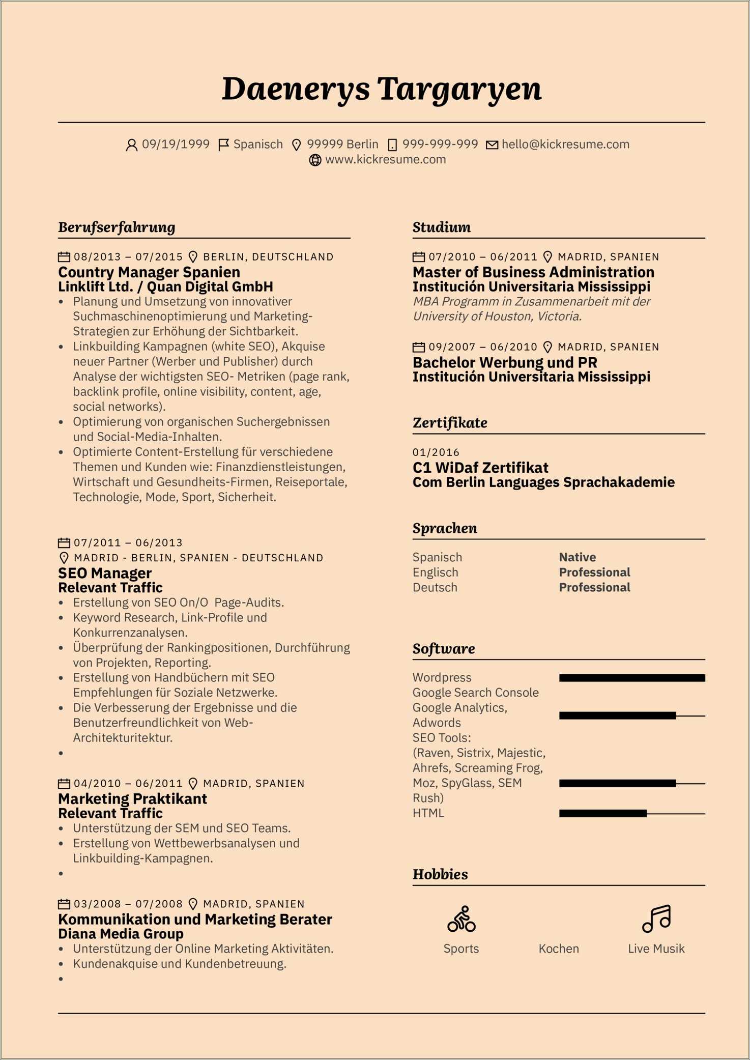 University Of Houston Resume Sample Resume Example Gallery
