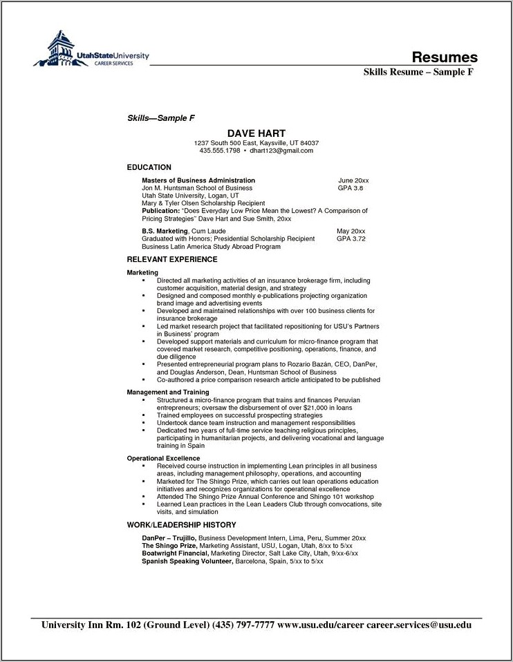 Good Honors To Put On A Resume - Ut Honors College Resume Example 
