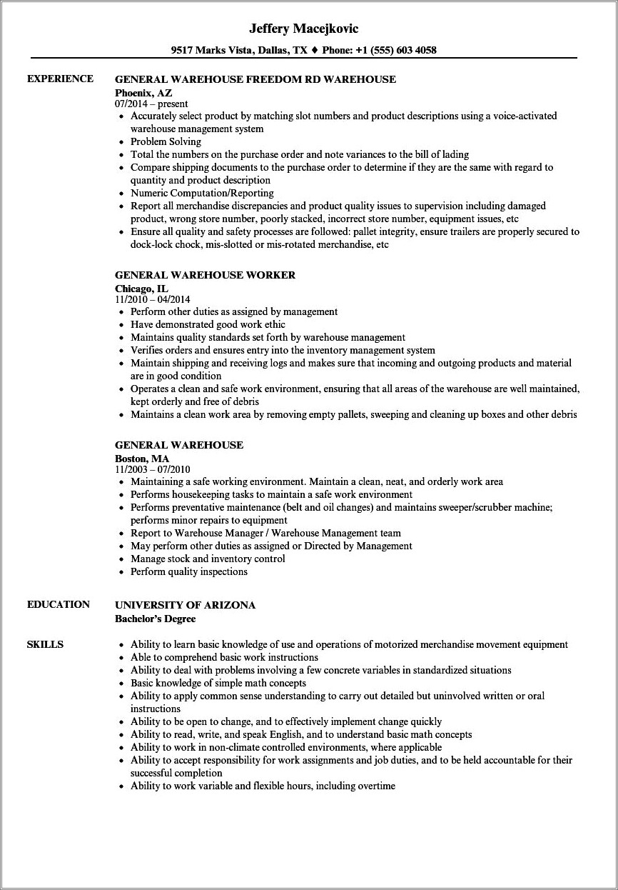 how to write impact statement for resume