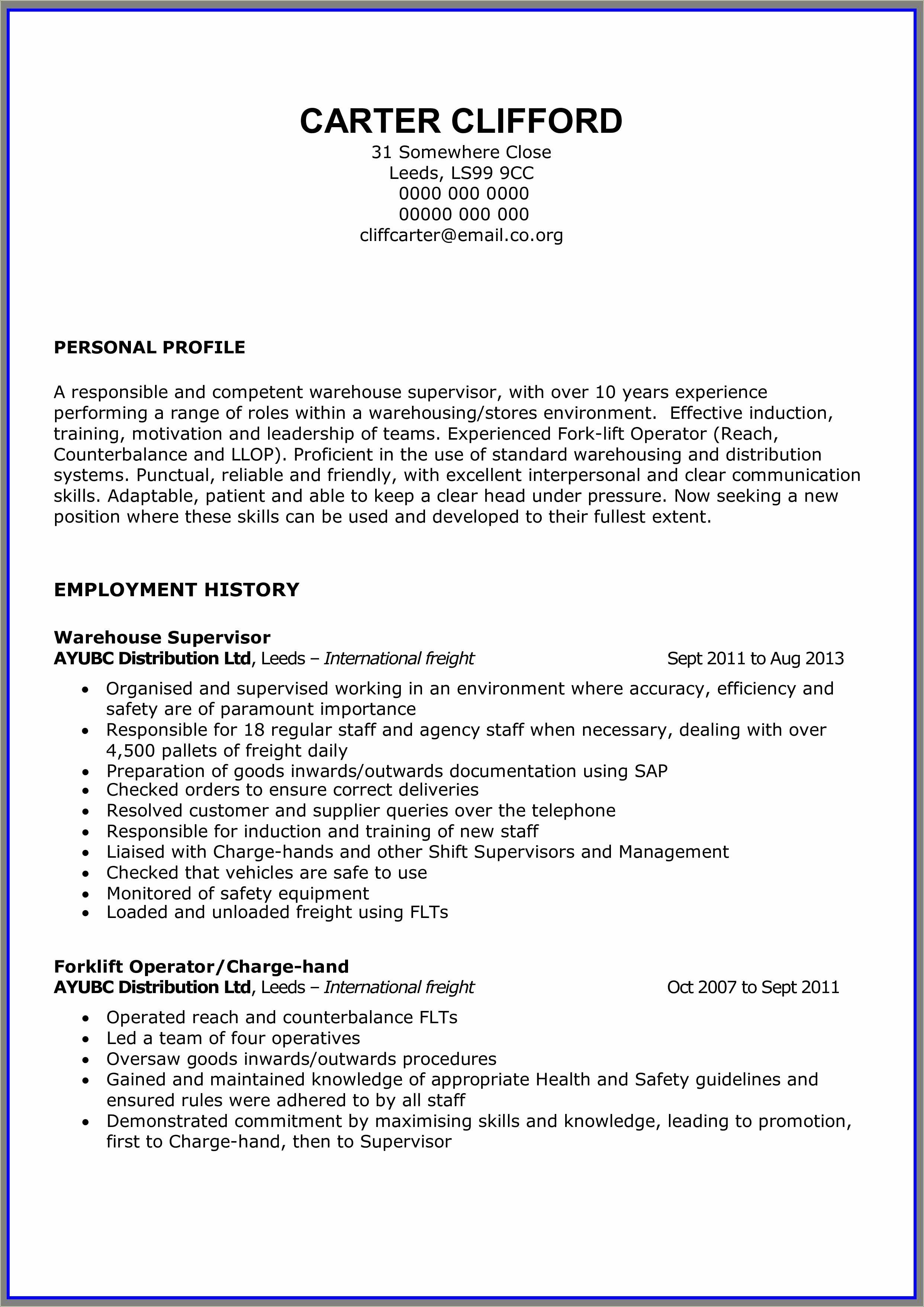 amazon picker packer job description for resume