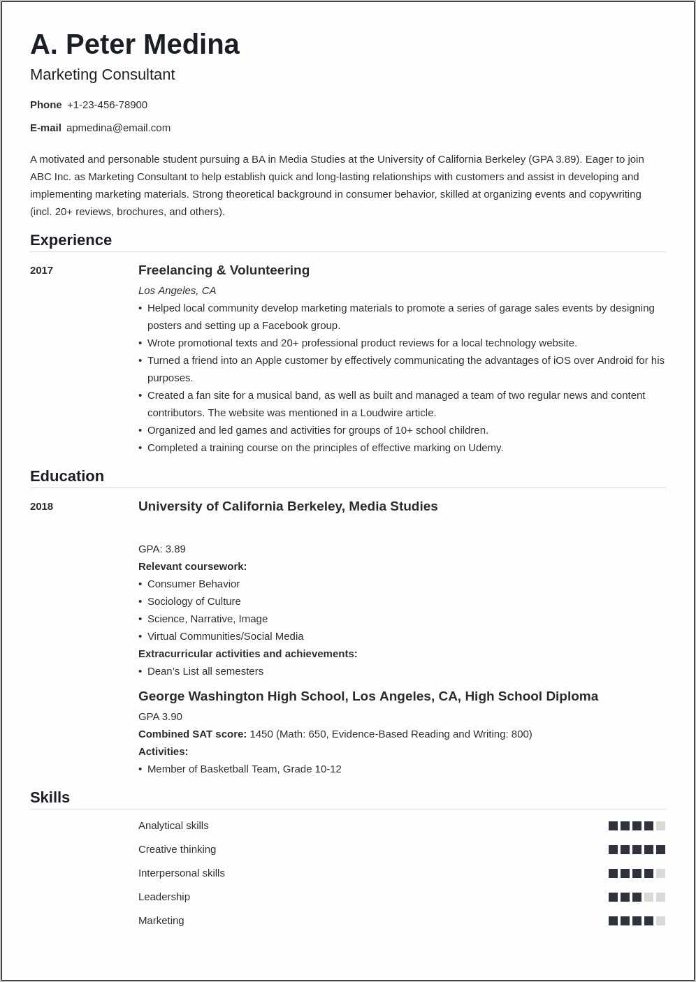 Resume format sample with no work experience resume example gallery