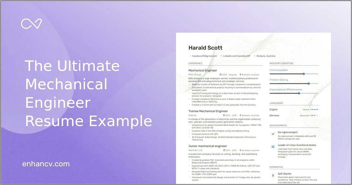 Resume Objective Mechanical Engineer Important Or Not