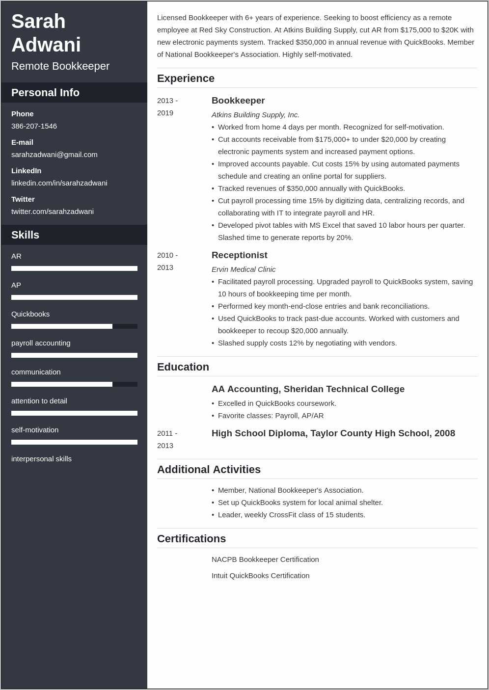 Resume Objective Mom Returning To Work