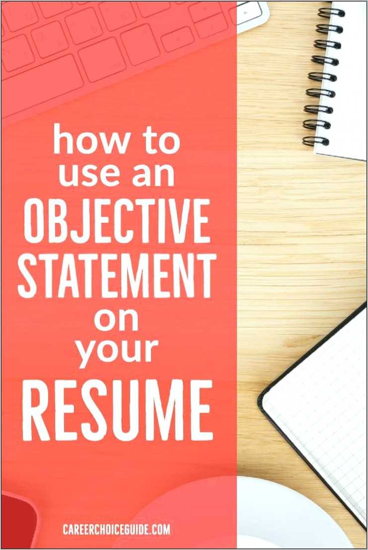Resume Objective No Specific Job Sample
