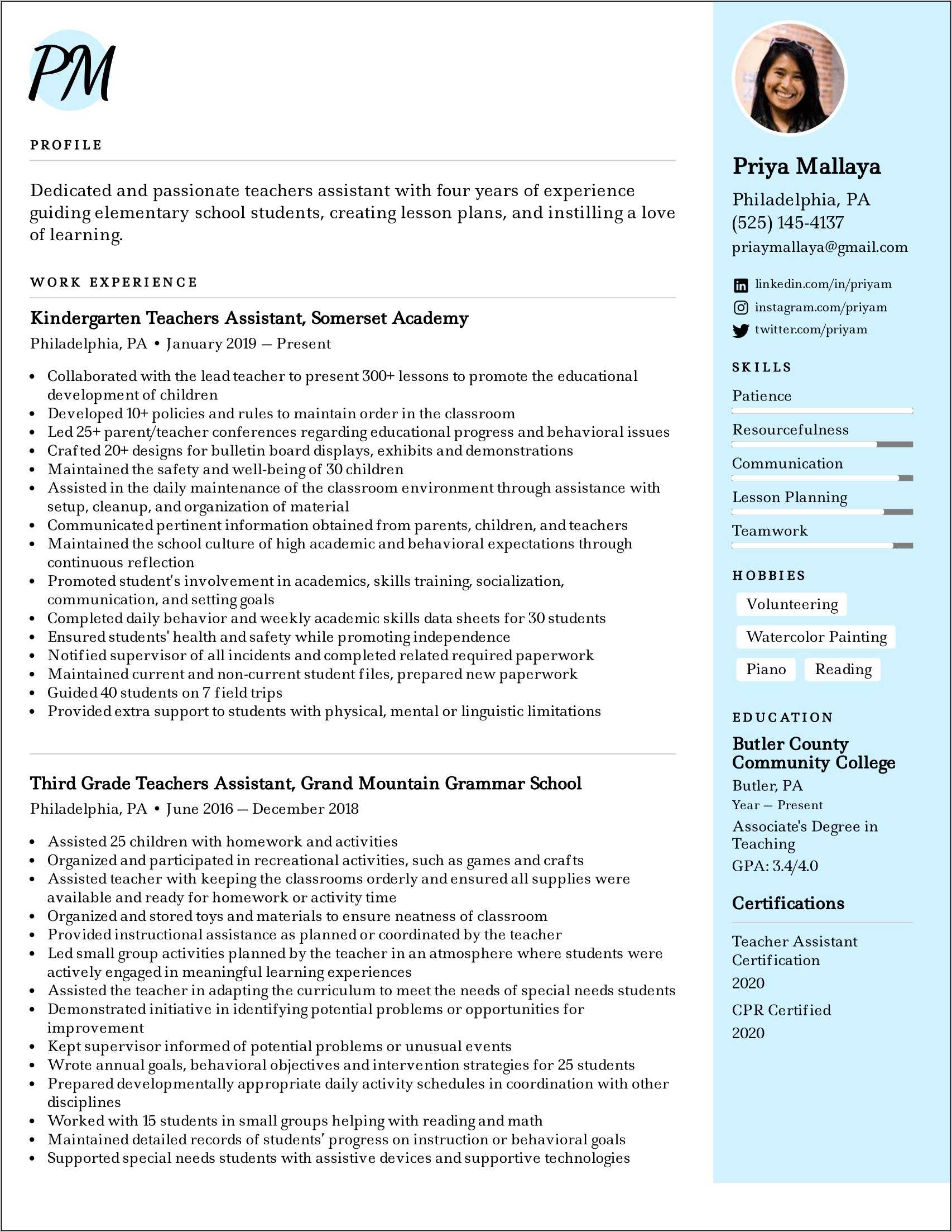 Resume Objective Statement For Adjunct Professor