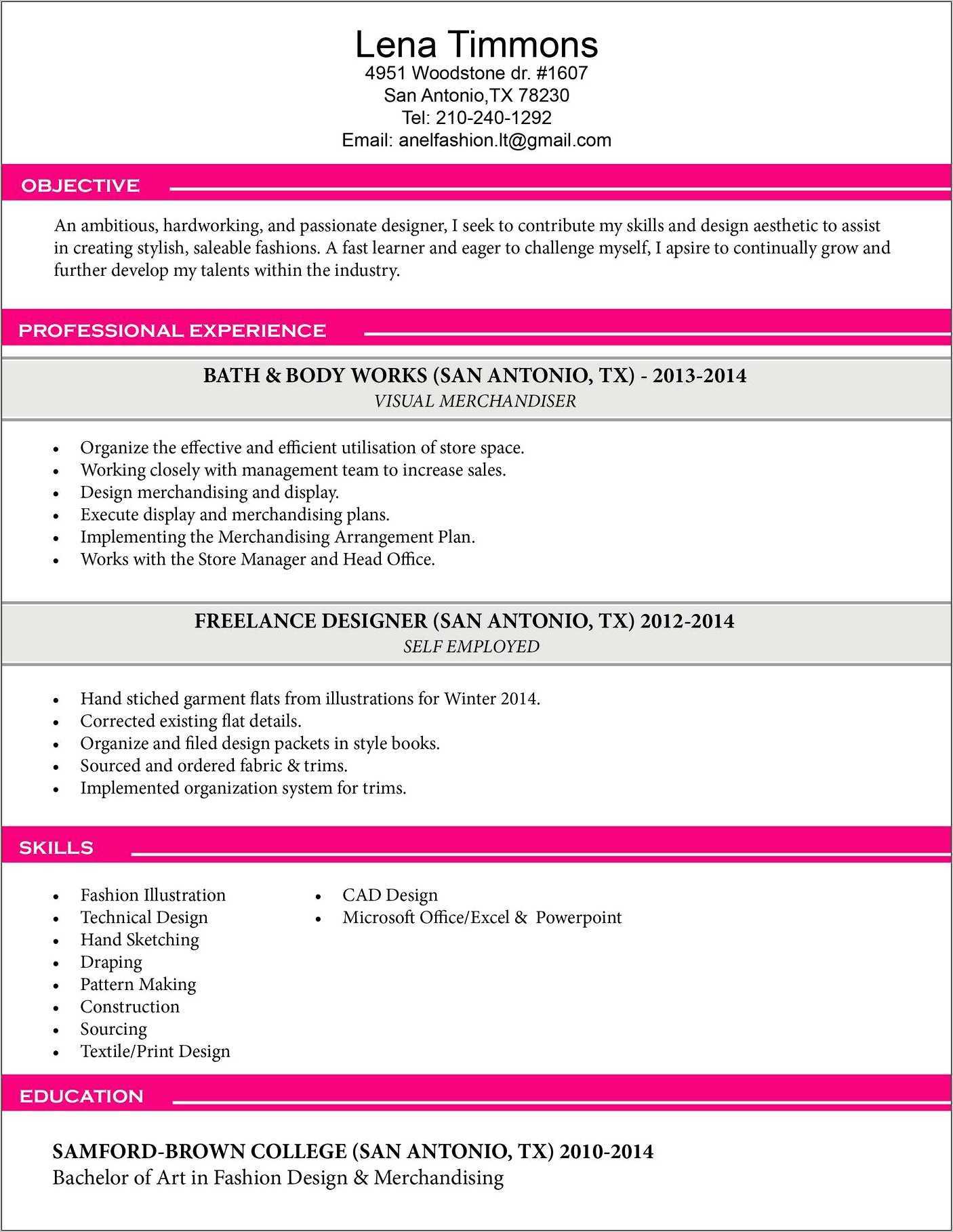 Resume Of Bath And Body Works Store Manage Resume Example Gallery