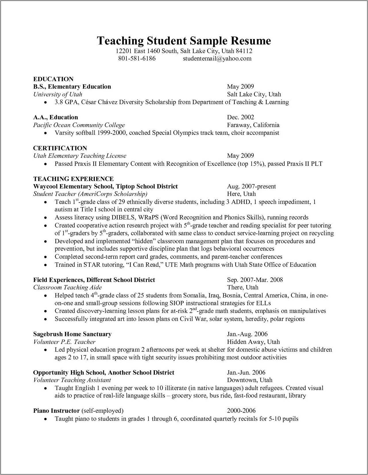 Resume Of Maths Teaching In High School Resume Example Gallery resume-of-maths-teaching-in-high-school-resume-example-gallery