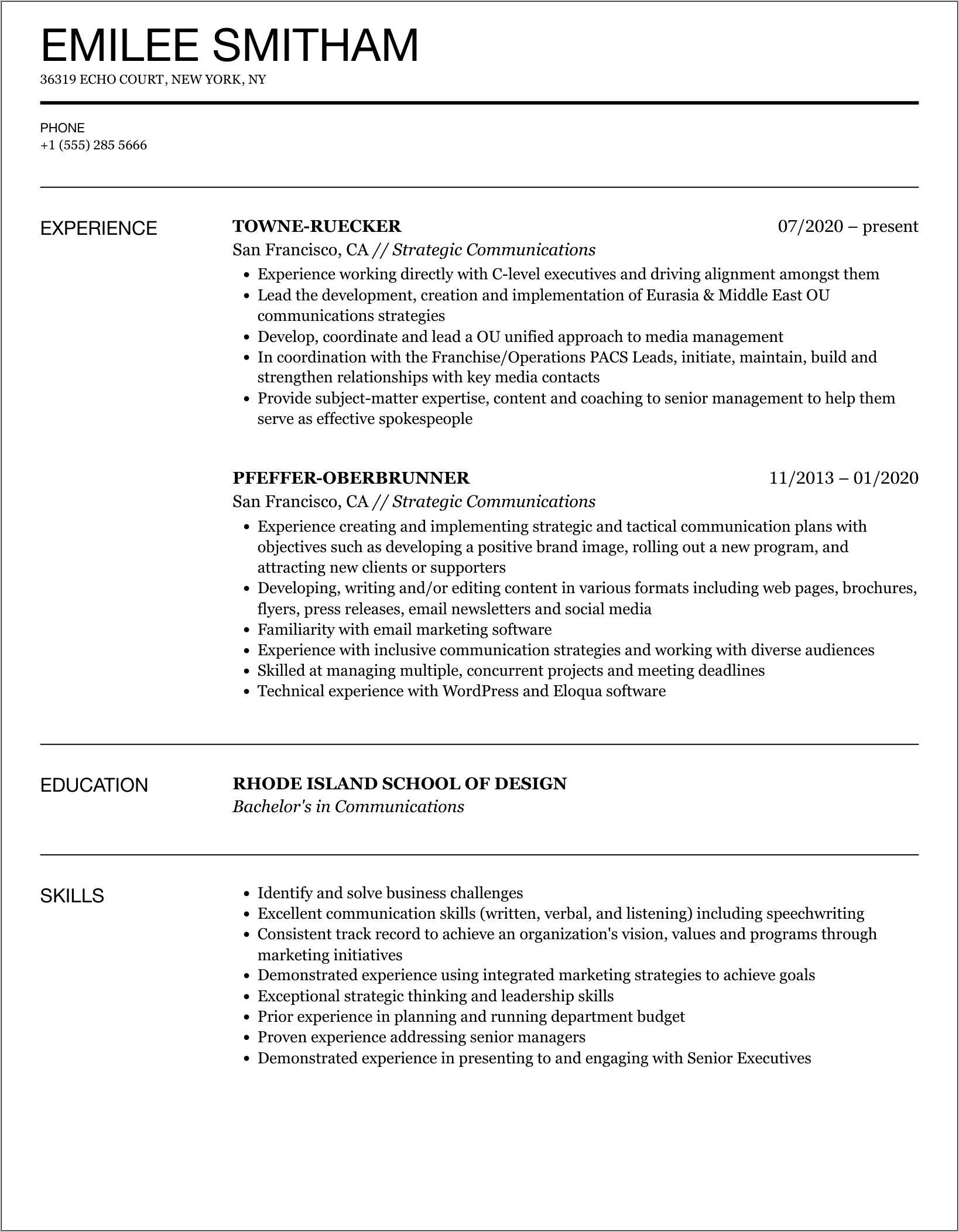 Resume Sample From A Air Force Veteran