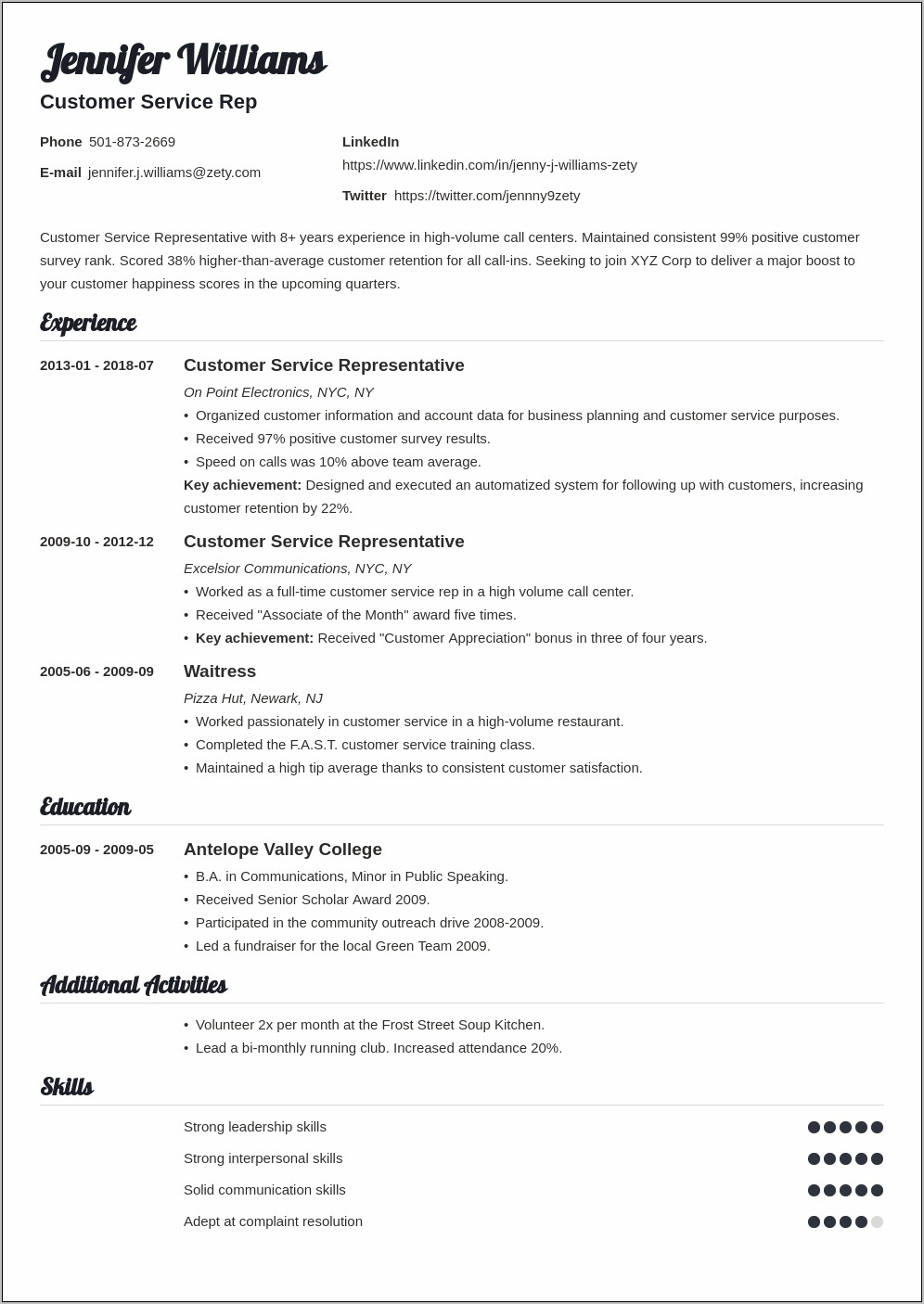 Should Resume Skills Be In Past - Resume Should Past Experience Be In Past Tense