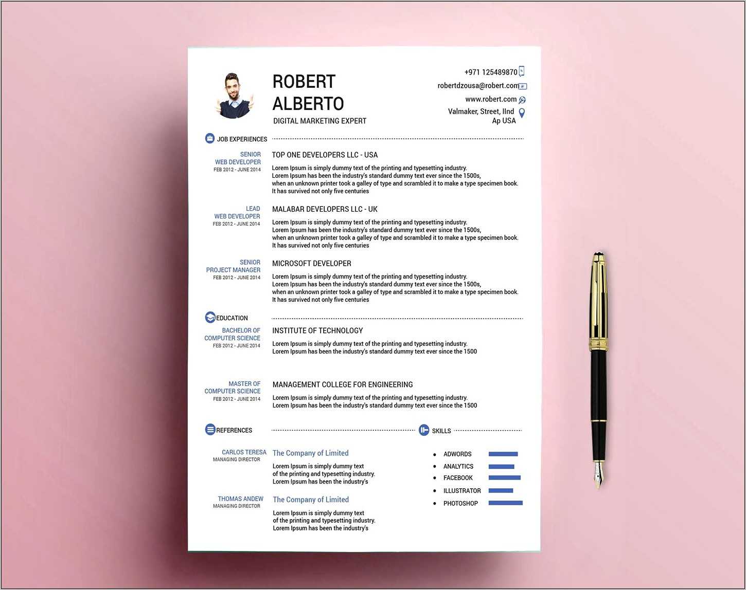 Resume Template For Limited Job Experience